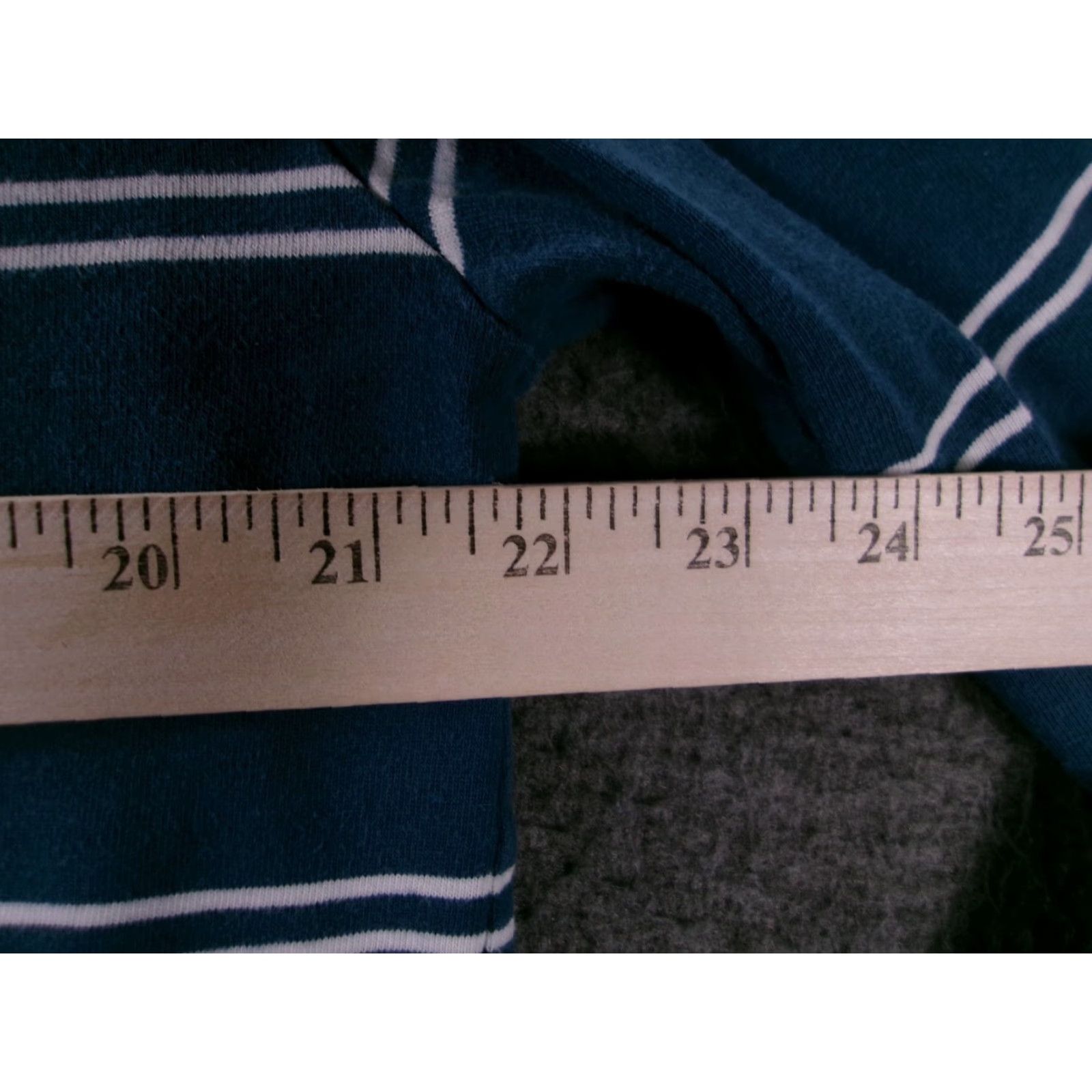 Vintage Mud & Glory Rugby Polo Mens XL Blue Striped Long Sleeve ITA Patch Italy Cotton Size US XL / EU 56 / 4 - 7 Thumbnail