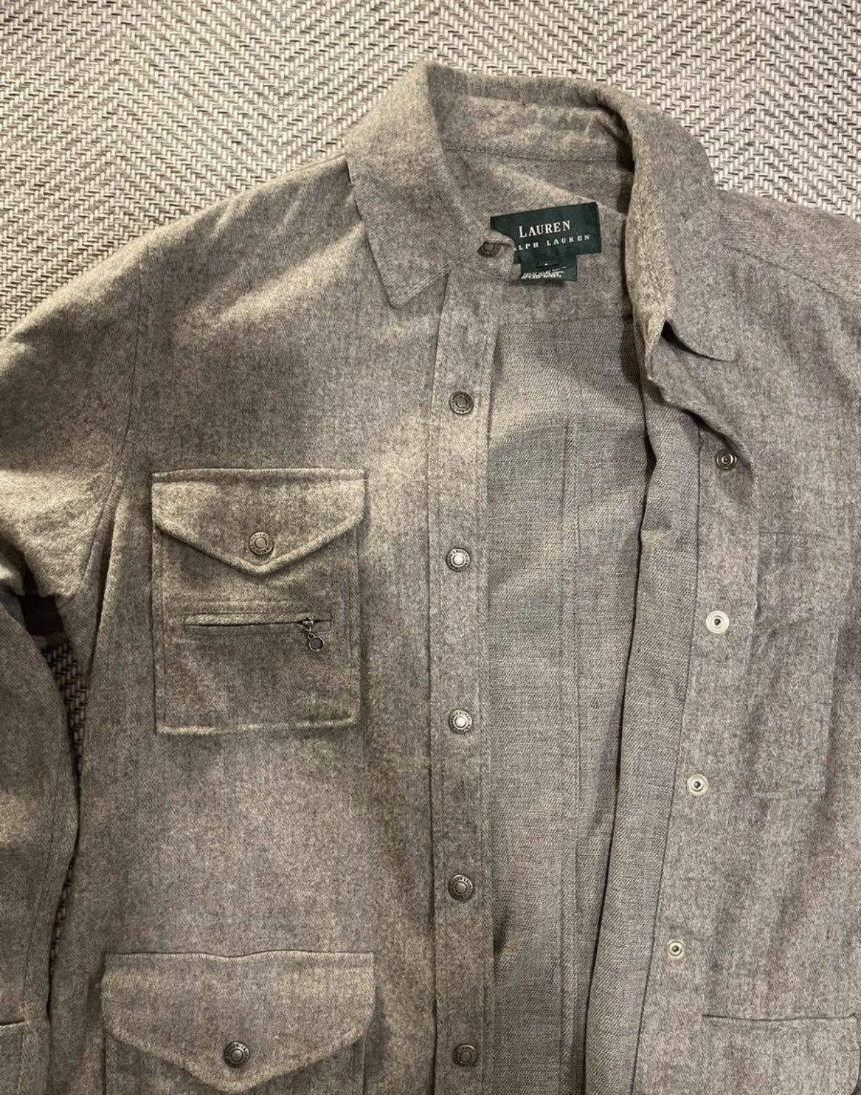 Ralph Lauren Ralph Lauren Four-Pocket Wool Safari Jacket K24 Size US L / EU 52-54 / 3 - 2 Thumbnail