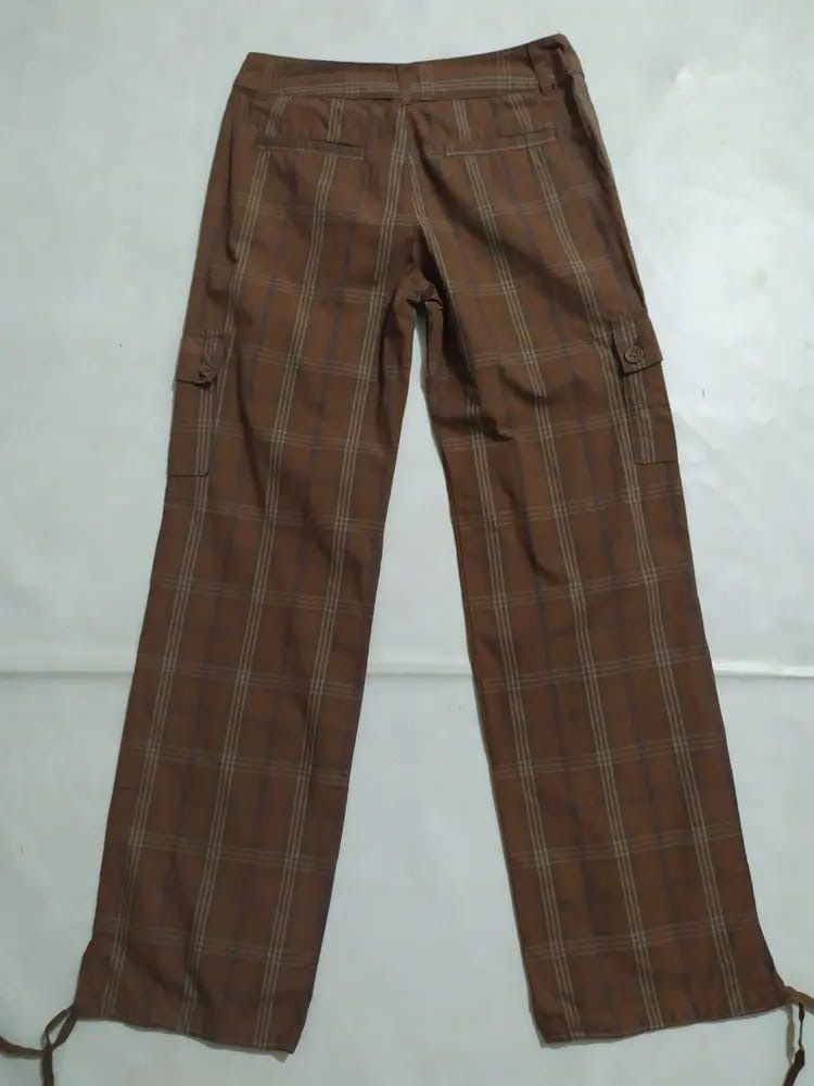 Japanese Brand As Known As Japan Check Cargo Multipocket Tactical Pants Size US 28 / EU 44 - 4 Thumbnail