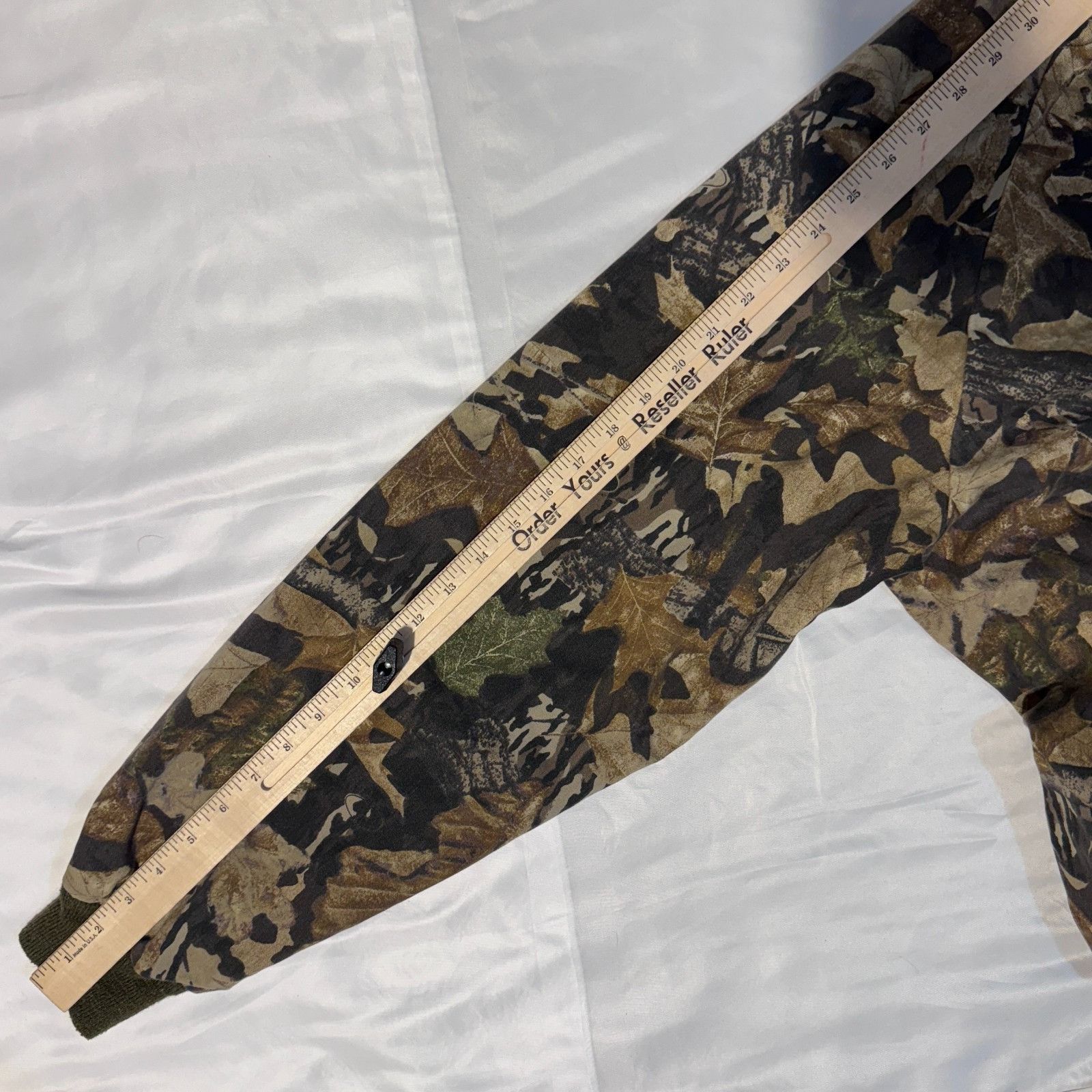 Jerzees Vintage 90s Jerzees Oudoors Hunting Camo Bomber Jacket XL Bu Size US XL / EU 56 / 4 - 4 Thumbnail