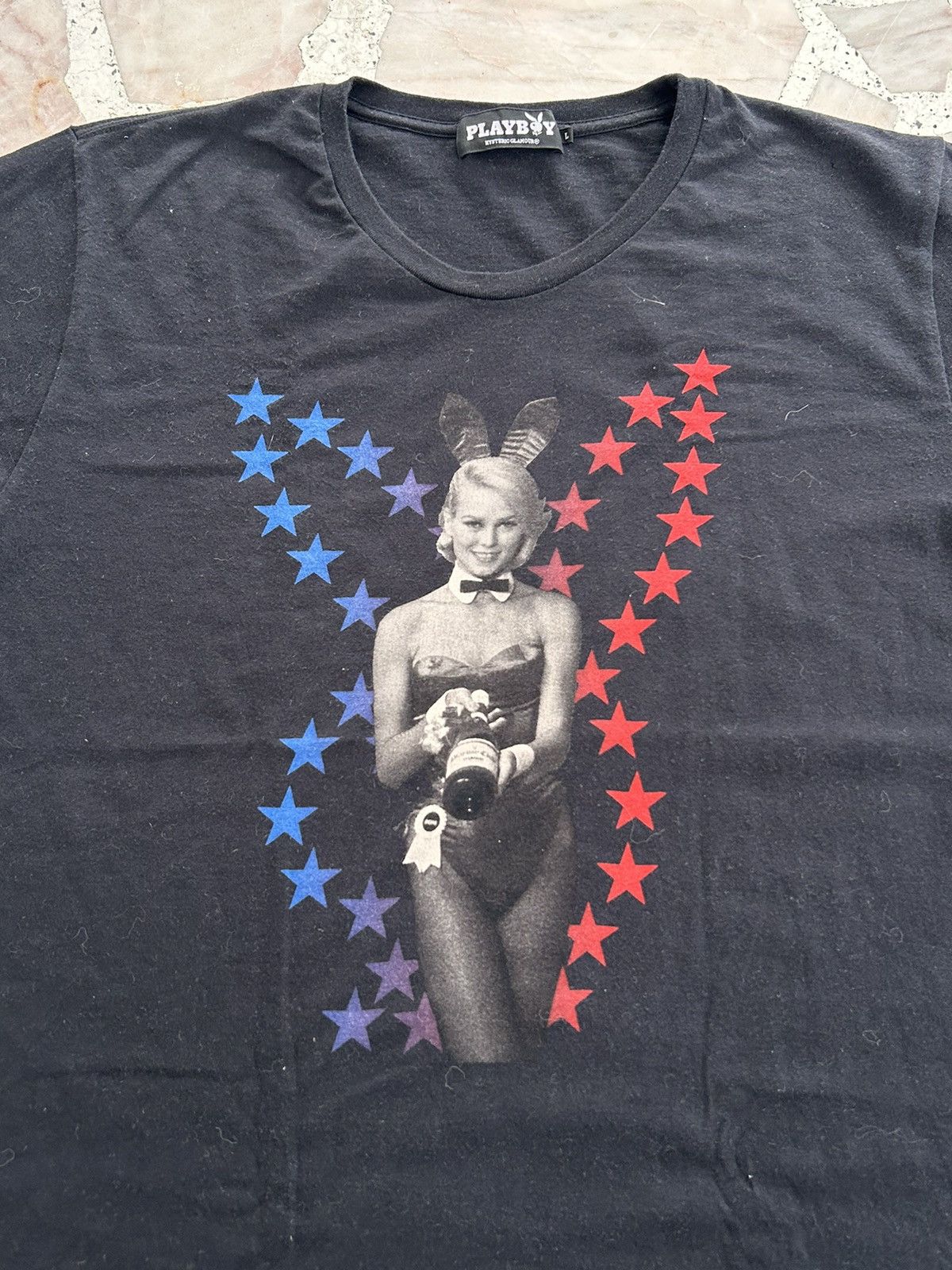 Hysteric Glamour × Playboy Lady Playboy Fronthit Spellout black Size US M / EU 48-50 / 2 - 3 Thumbnail