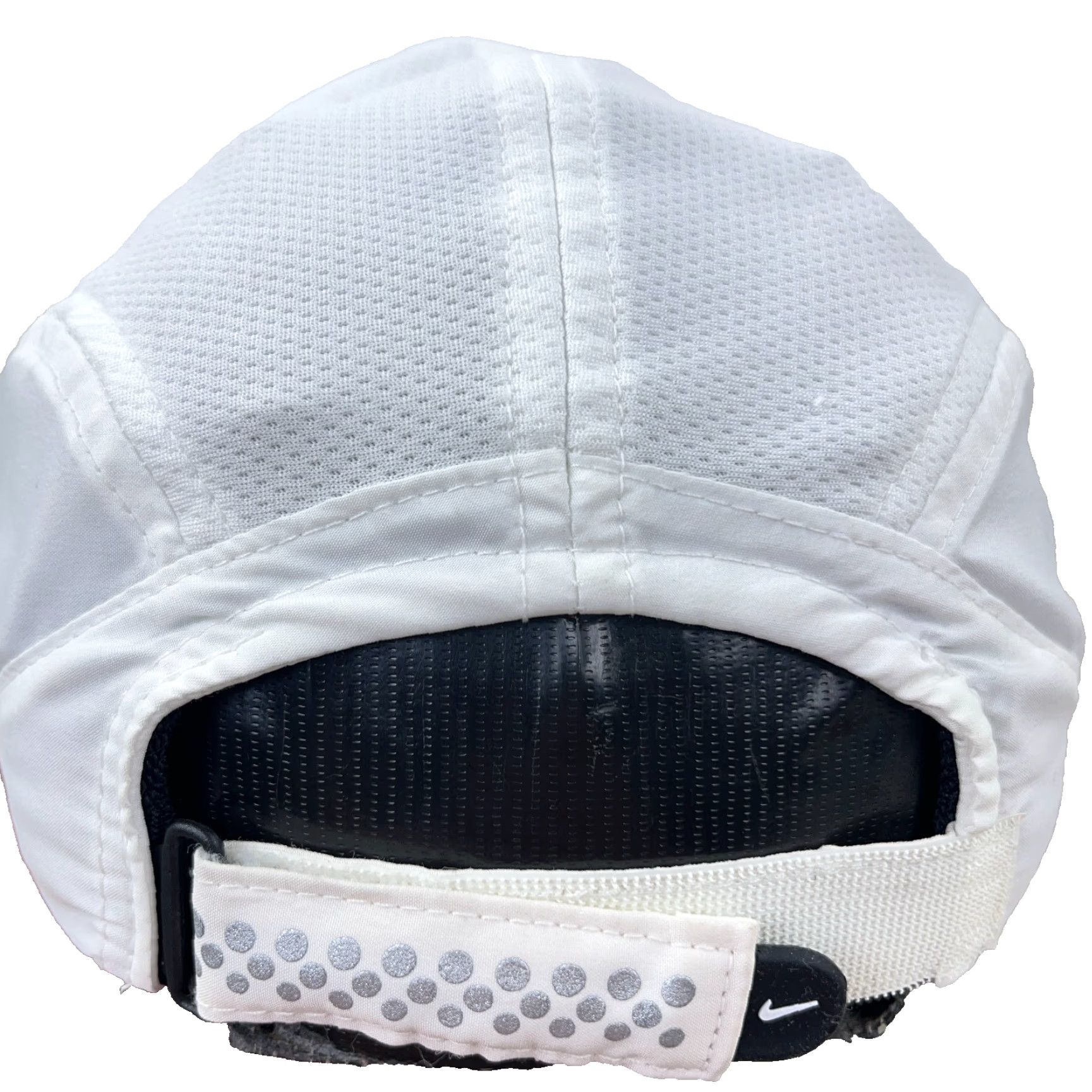 Nike VINTAGE Nike Hat Cap White Black 7 Panel Tailwind 90's Y2k Running Cycling Rare Baseball Cap Men One Size Adult Mens Size ONE SIZE - 3 Thumbnail