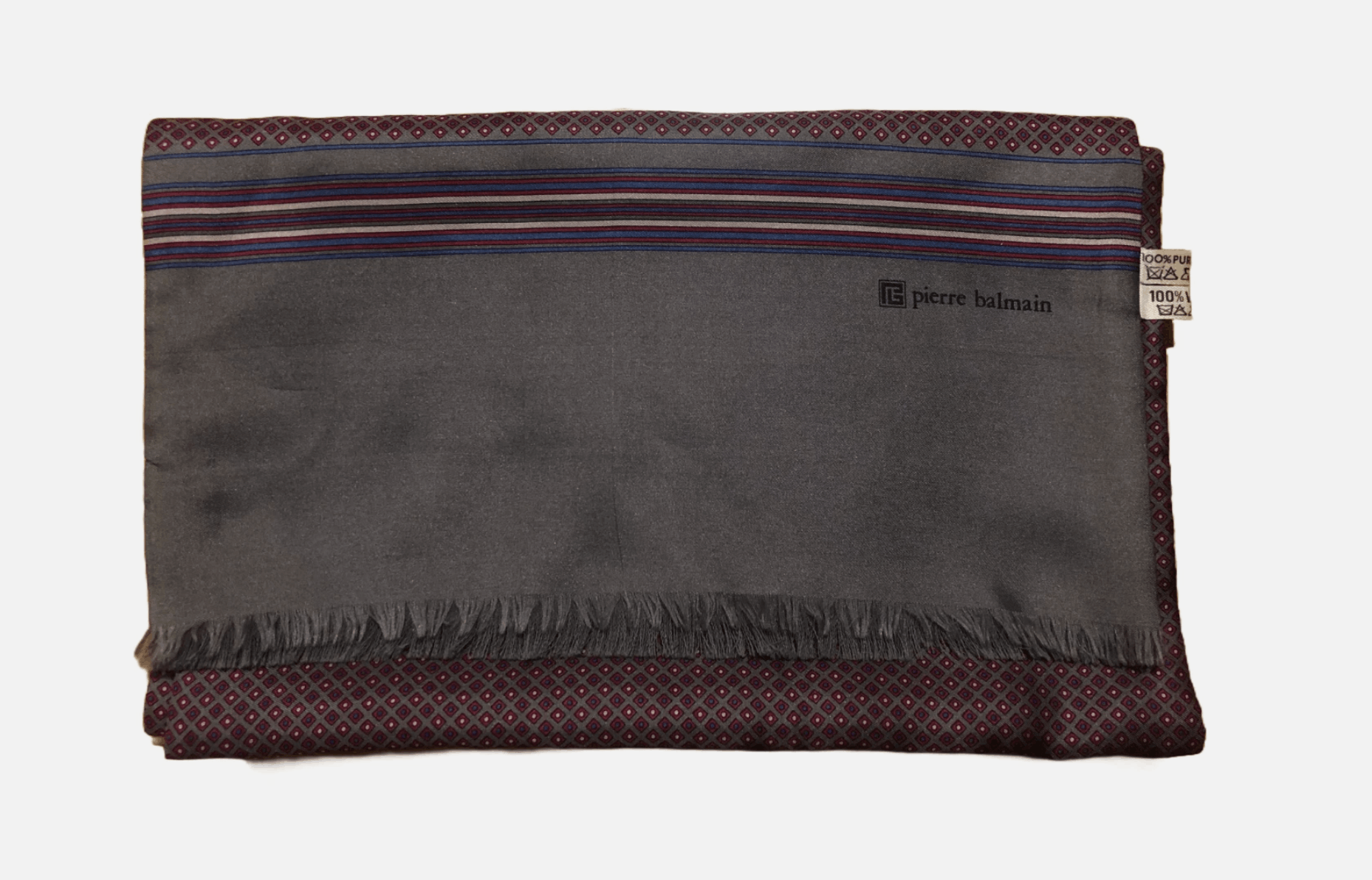 Pierre Balmain Vintage Wool Scarf Size ONE SIZE - 2 Thumbnail