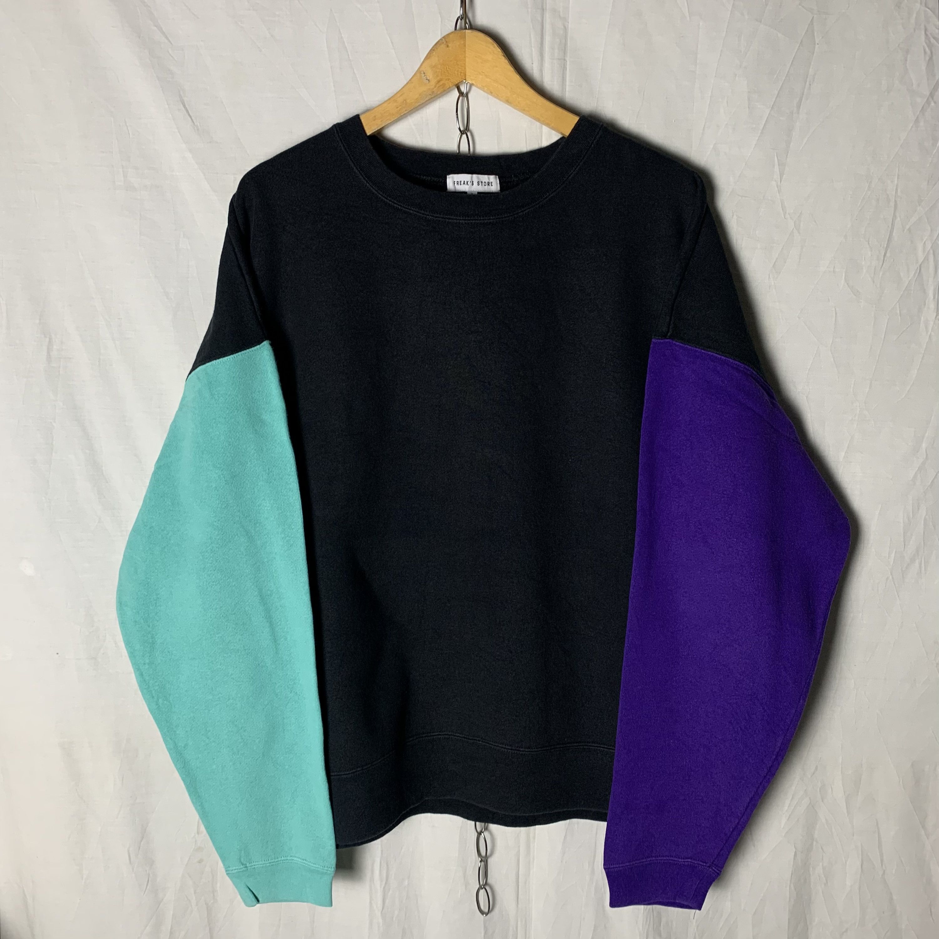 Japanese Brand Freaks Store 3 Tone Sweatshirt Crewneck Oversized Size US L / EU 52-54 / 3 - 1 Thumbnail