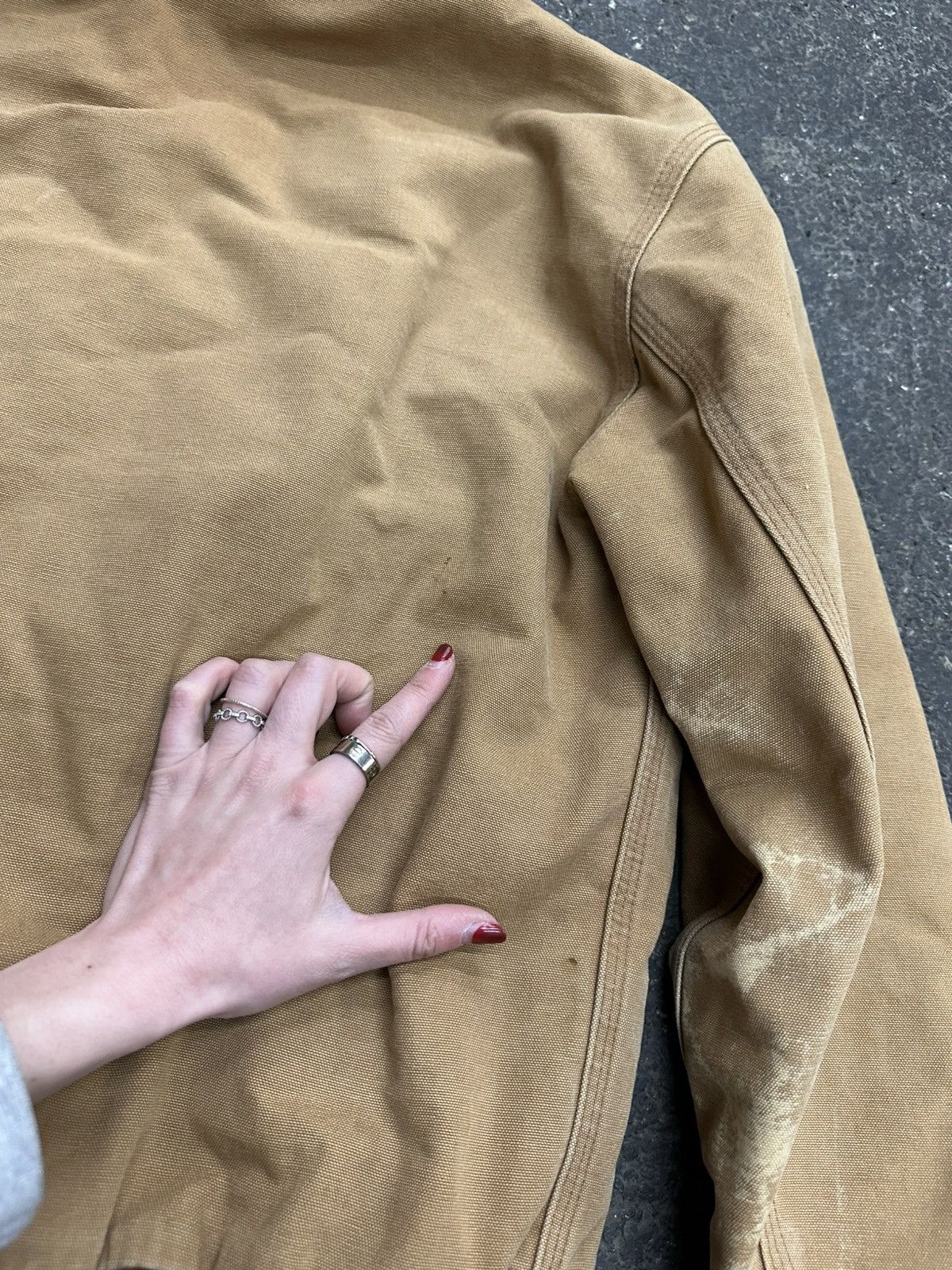 Carhartt Y2K carhartt canvas hooded jacket Size US S / EU 44-46 / 1 - 11 Thumbnail