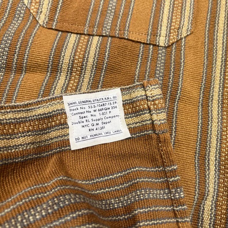 RRL Ralph Lauren RRL Ralph Lauren Southwest striped shirt with big beard, s Size US M / EU 48-50 / 2 - 6 Thumbnail