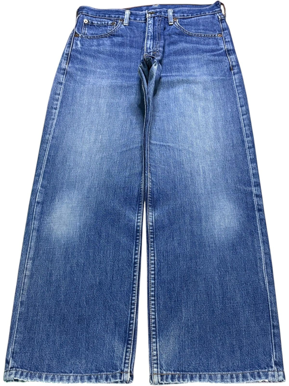 Japanese Brand × Levi's Vintage 90s Levis 503 Japan Faded Wash Loose Baggy Jeans Size US 30 / EU 46 - 1 Thumbnail