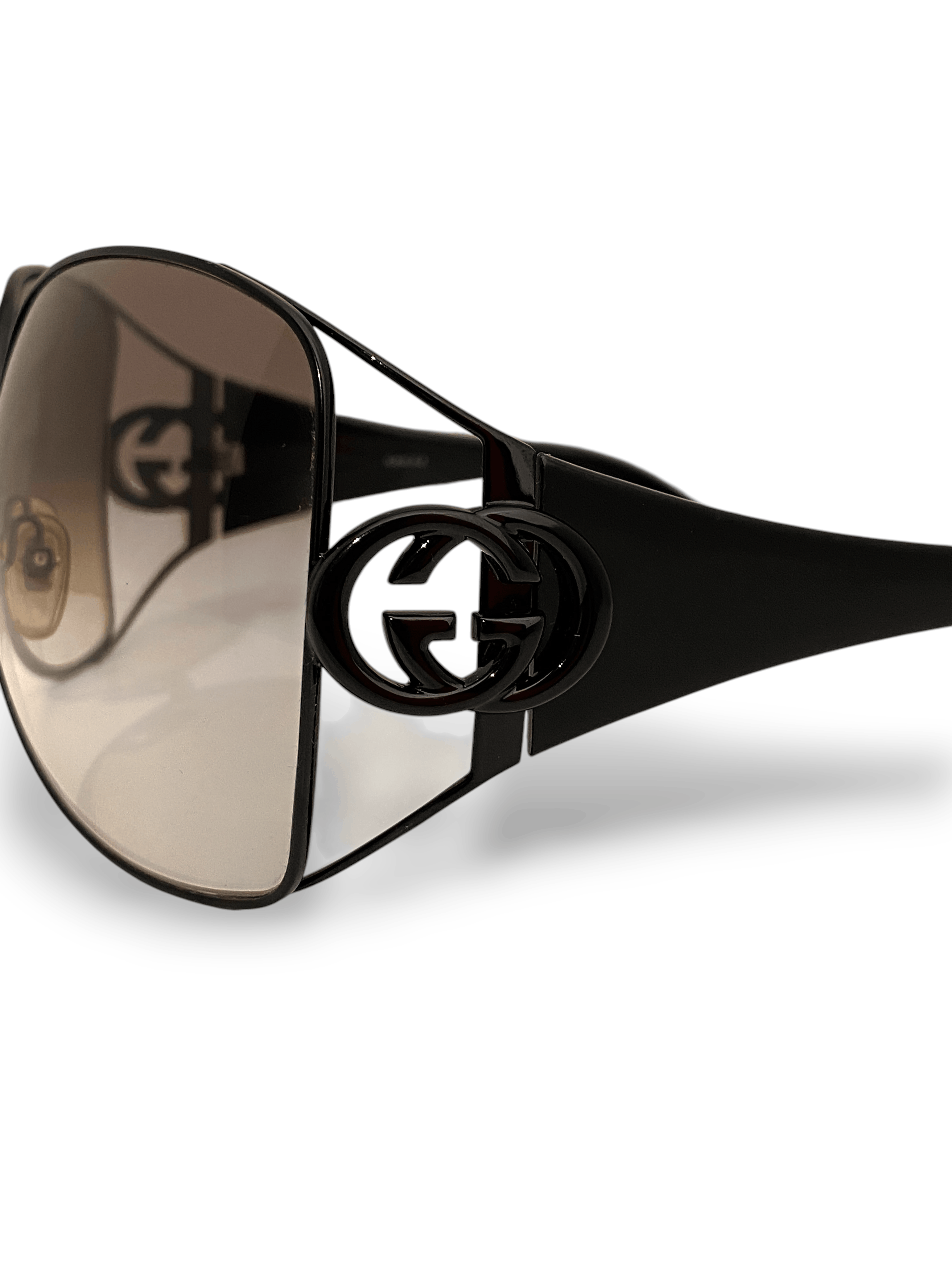 Gucci Gucci x Tom Ford GG Logo Black Oversized Sunglasses Y2K Size ONE SIZE - 8 Thumbnail