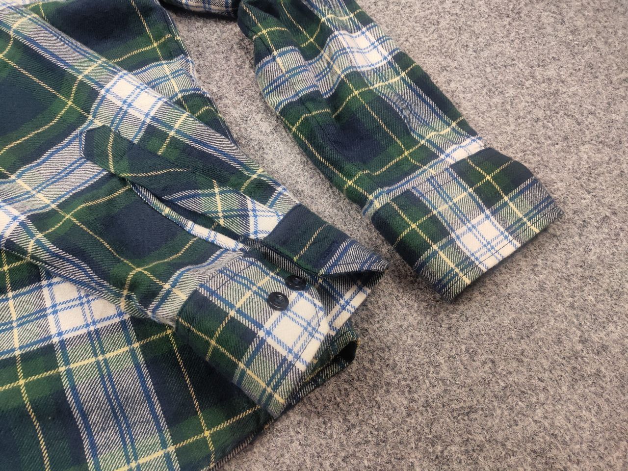 Dsquared2 Dsquared2 Design Green Logo Check Flannel Long sleeve Shirt Size US S / EU 44-46 / 1 - 9 Thumbnail
