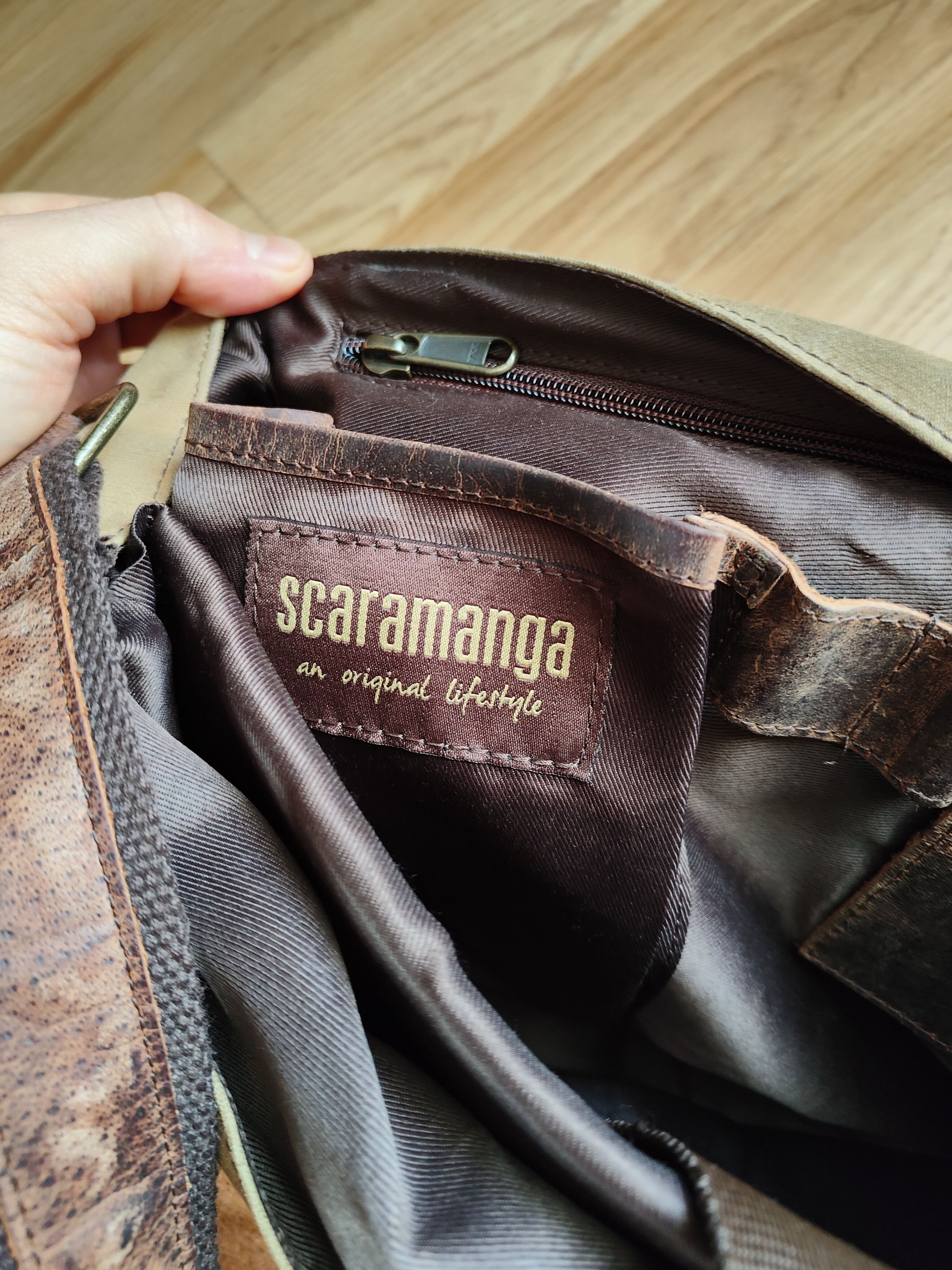 Handmade Scaramanga Leather Bag Briefcase Bag Shoulder Bag Organizer Size ONE SIZE - 18 Thumbnail