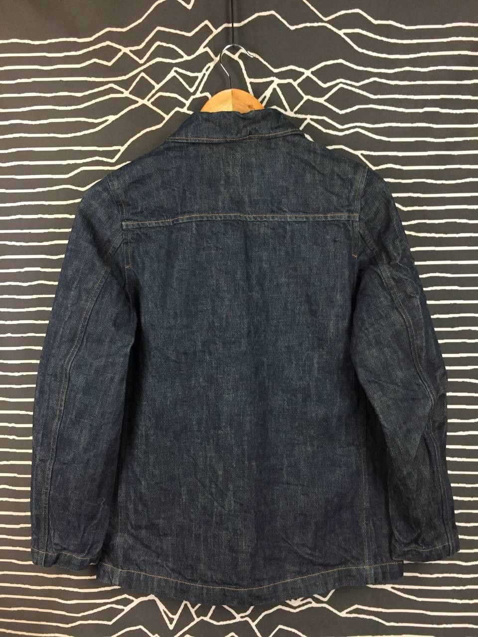 Japanese Brand Blanc Bleu Minuit by Rolladex Denim Chore Jacket Size US S / EU 44-46 / 1 - 7 Thumbnail