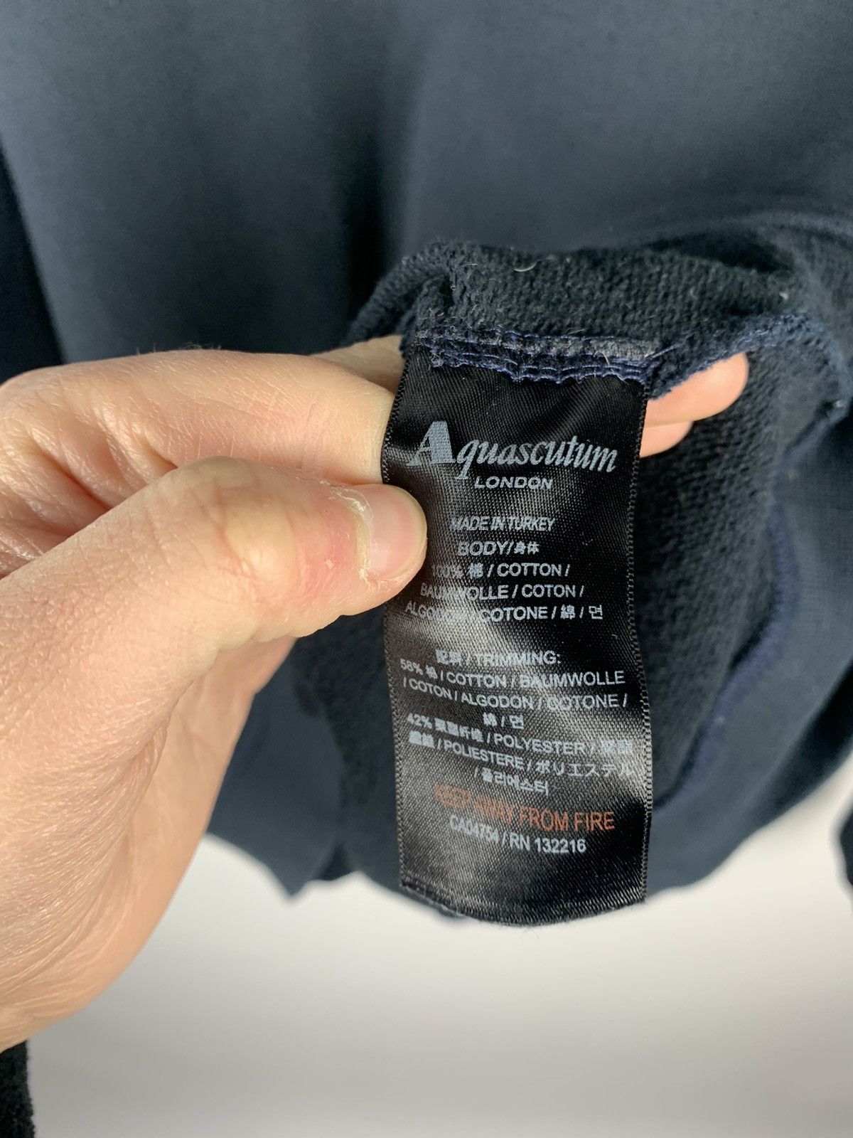 Aquascutum Aquascutum Sweatshirt Casuals Designer UK Navy Blue Size US XL / EU 56 / 4 - 9 Thumbnail