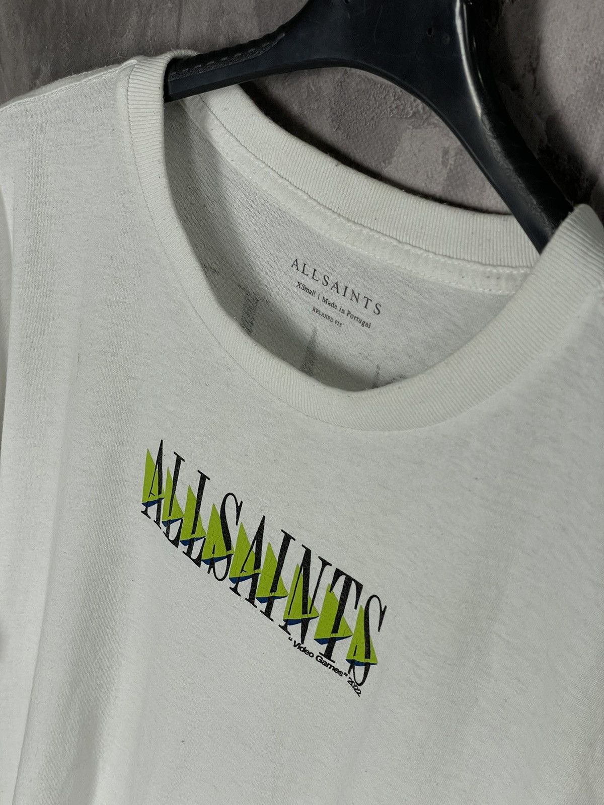 Allsaints ALLSAINTS T-shirt Big LOGO Y2K “Video Games” Streetwear Size US M / EU 48-50 / 2 - 10 Thumbnail