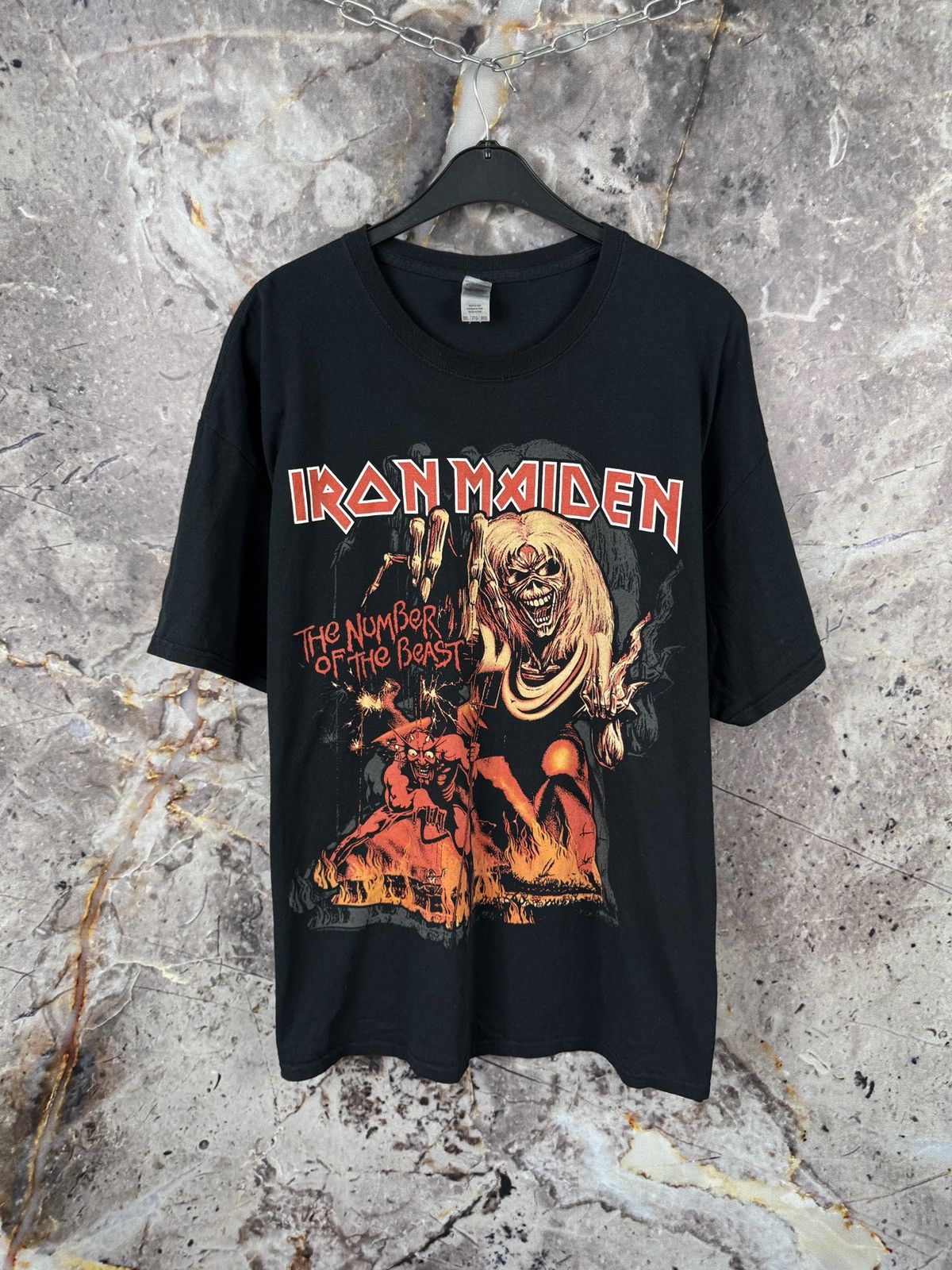 Iron Maiden Iron Maiden “The Number of the Beast” Band T-Shirt Heavy Size US XXL / EU 58 / 5 - 1 Thumbnail