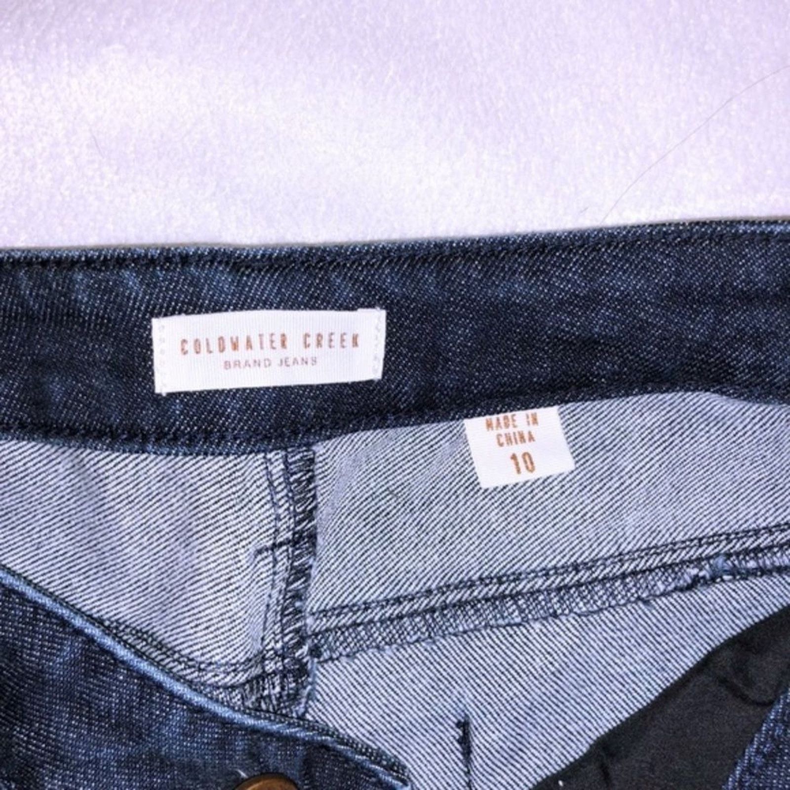 Coldwater Creek Coldwater Creek Dark Wash Denim Jeans | Sz 10 Size 32" / US 10 / IT 46 - 3 Thumbnail