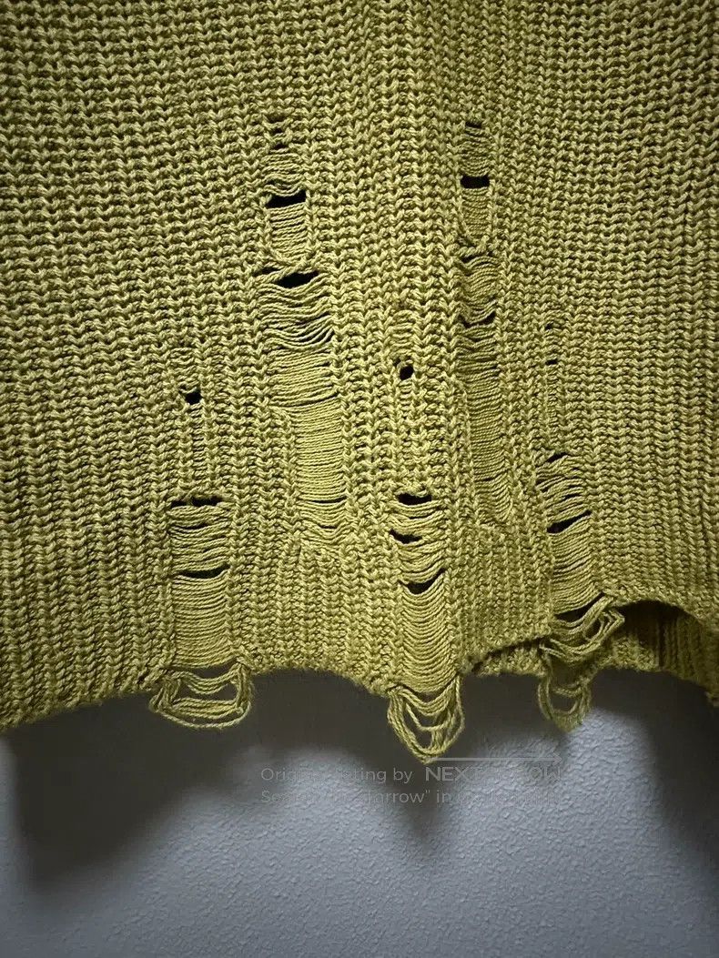 Song For The Mute SONG FOR THE MUTE Stylish olive green knitted retro sweate Size US M / EU 48-50 / 2 - 6 Thumbnail