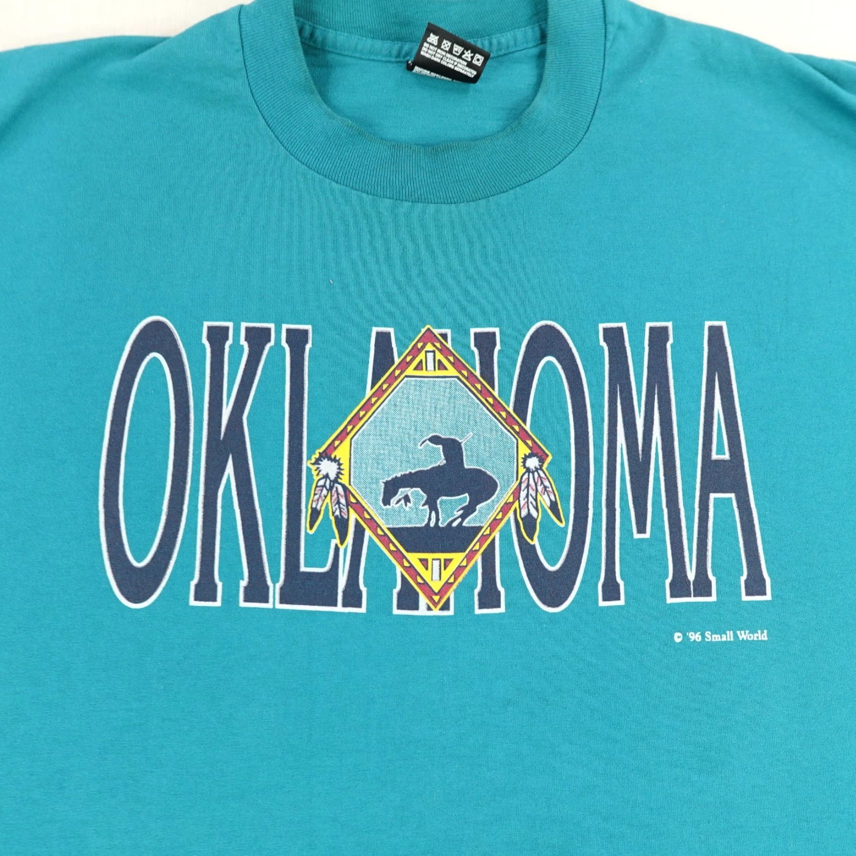 Fruit Of The Loom **Vintage Oklahoma Shirt Mens 90s Blue XL** User: Vintage Oklahoma Shirt Mens Blue 90s XL Size US XS / EU 42 / 0 - 2 Thumbnail