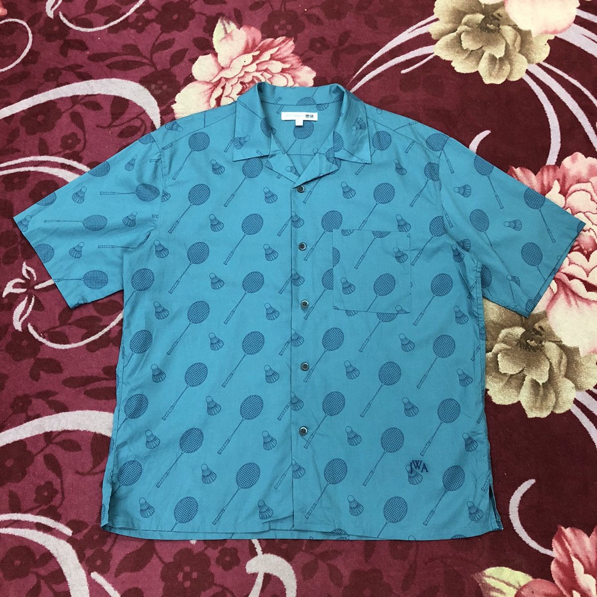 JW Anderson × Uniqlo JW Anderson X Uniqlo Printed Open Collar Short Sleeve Shirt Size US L / EU 52-54 / 3 - 3 Thumbnail