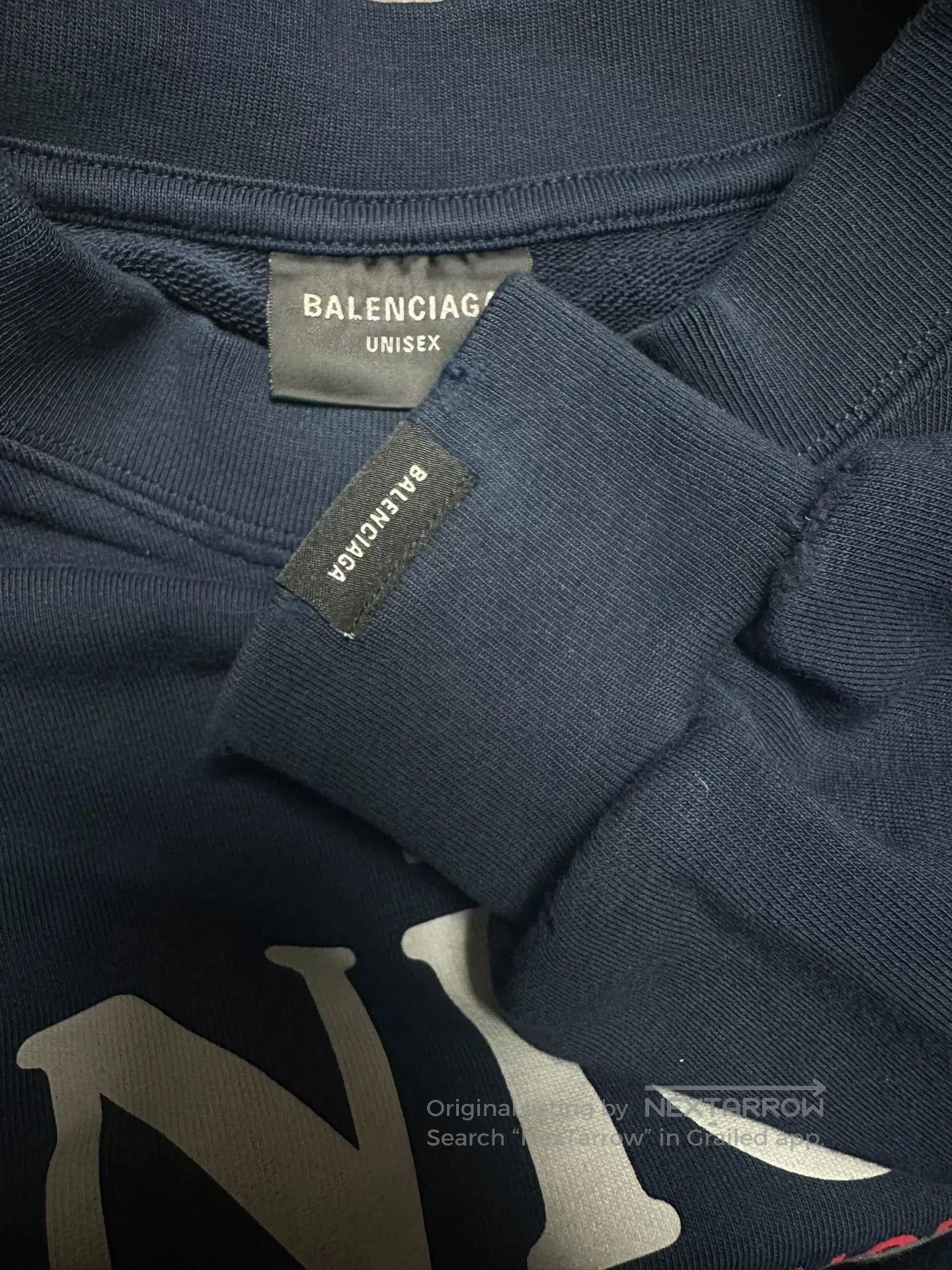 Balenciaga balenciaga be nice cropped sweatshirt. Size XXS / US 00 / IT 34 - 3 Thumbnail