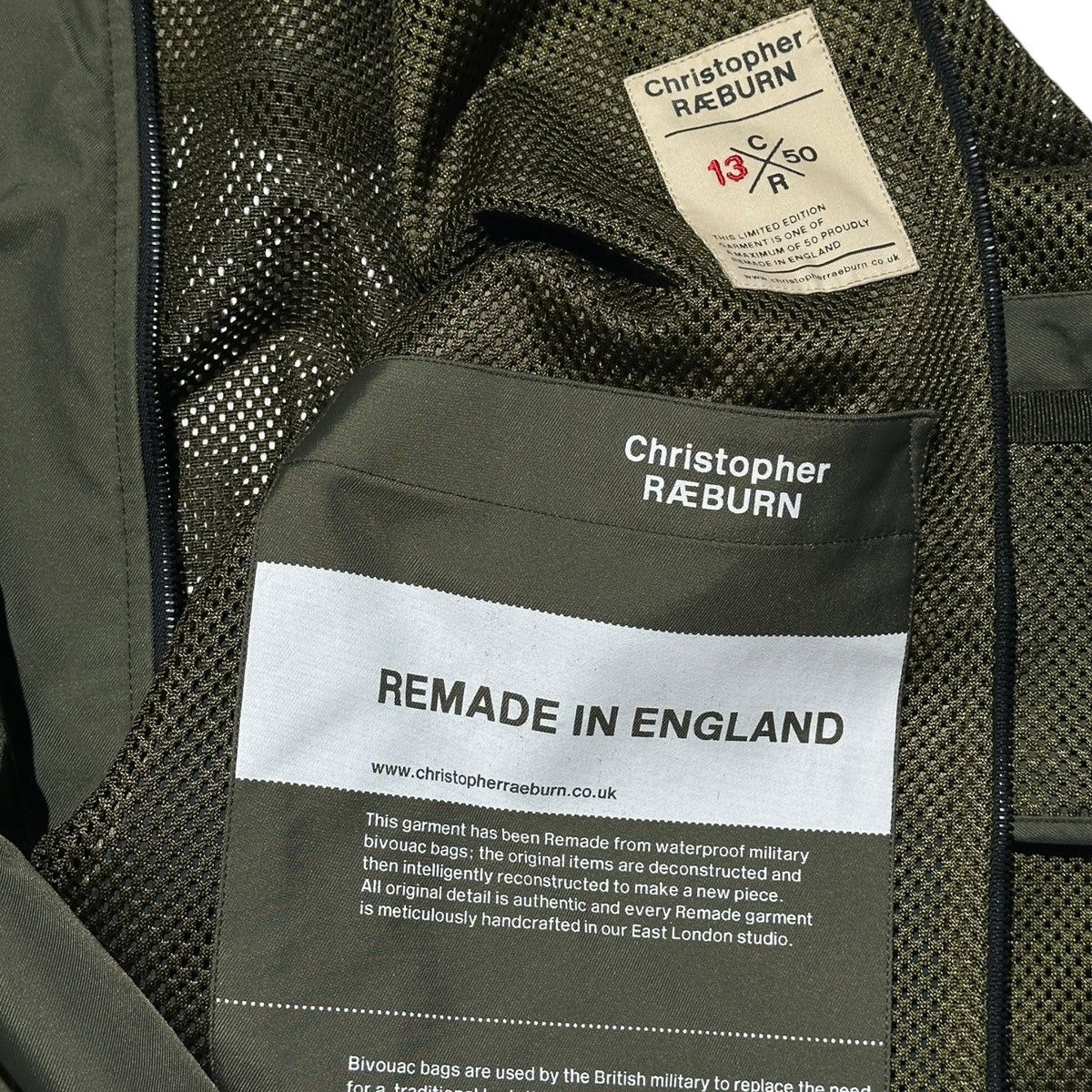 Christopher Raeburn × Designer Reconstructed netted patchwork bomber Size US M / EU 48-50 / 2 - 5 Thumbnail