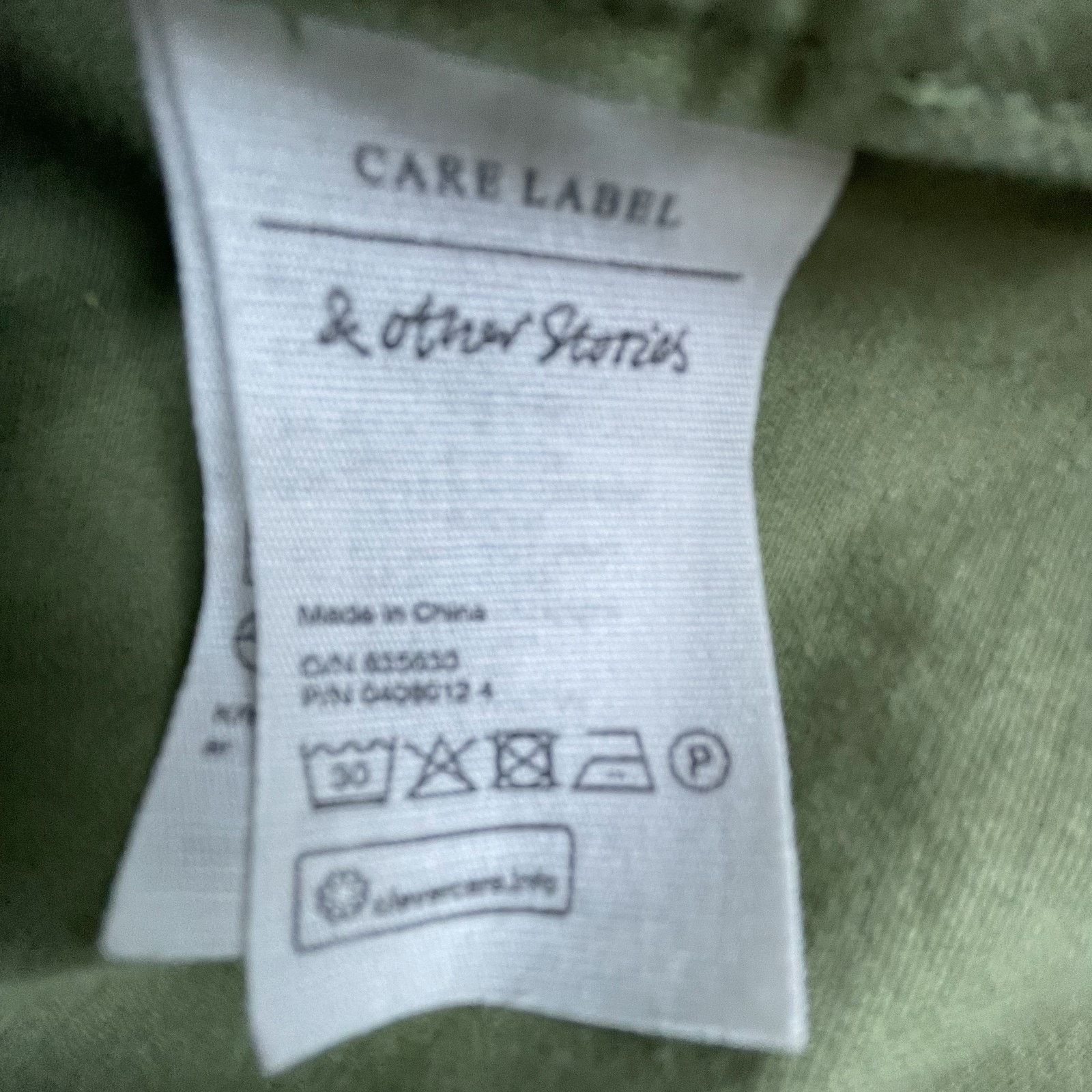 & Other Stories & Other Stories Jacket Womens 4 Olive Green Outdoors Hiking Size S / US 4 / IT 40 - 6 Thumbnail