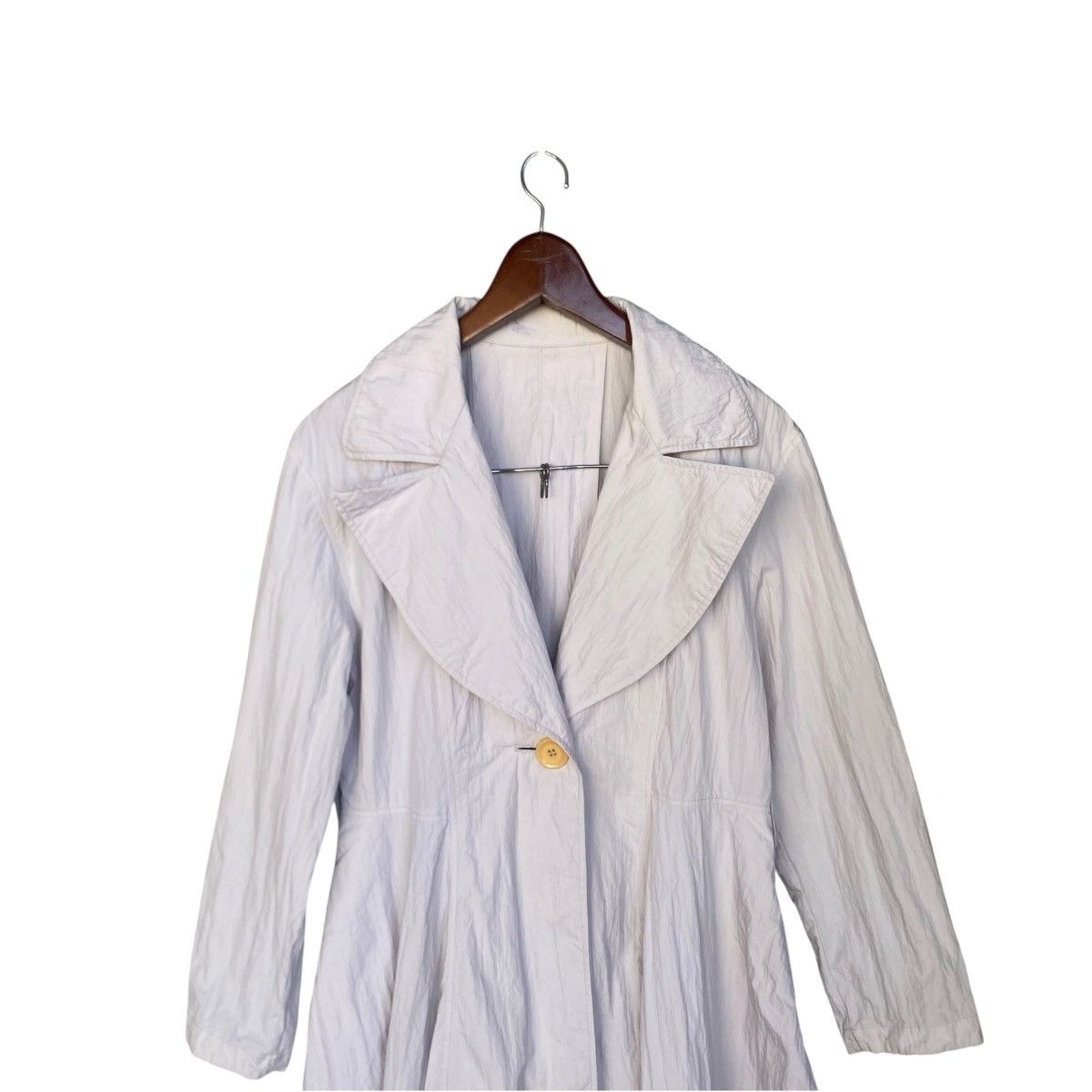 Issey Miyake 🔥Archived🔥Issey Miyake i.S. Vintage Flared Long Coat Jacket Size M / US 6-8 / IT 42-44 - 6 Thumbnail