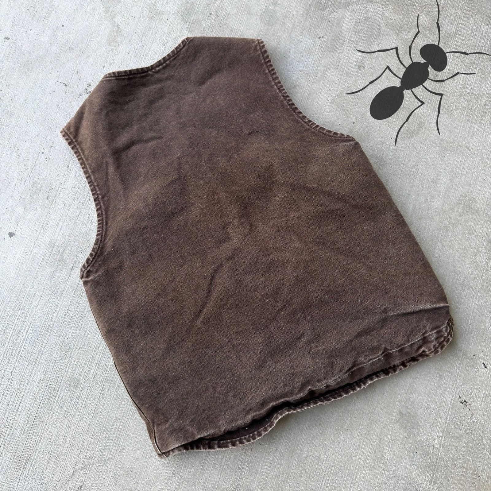 Carhartt × Vintage Carhartt V26 DKB brown work wear vest Size US S / EU 44-46 / 1 - 4 Thumbnail