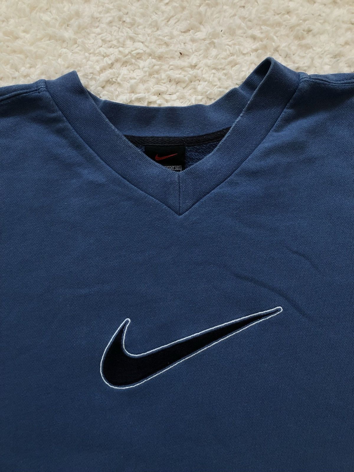 Nike × Vintage Sweatshirt Nike Center Big Swoosh Vintage 90’s Size US XXL / EU 58 / 5 - 3 Thumbnail