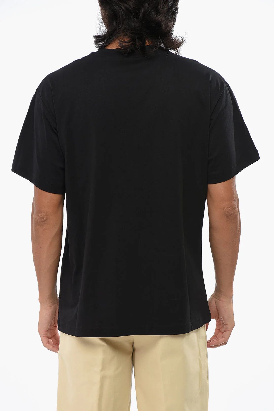 Versace og1mm0426 Printed Crewneck T-Shirt in Black Size US L / EU 52-54 / 3 - 2 Thumbnail