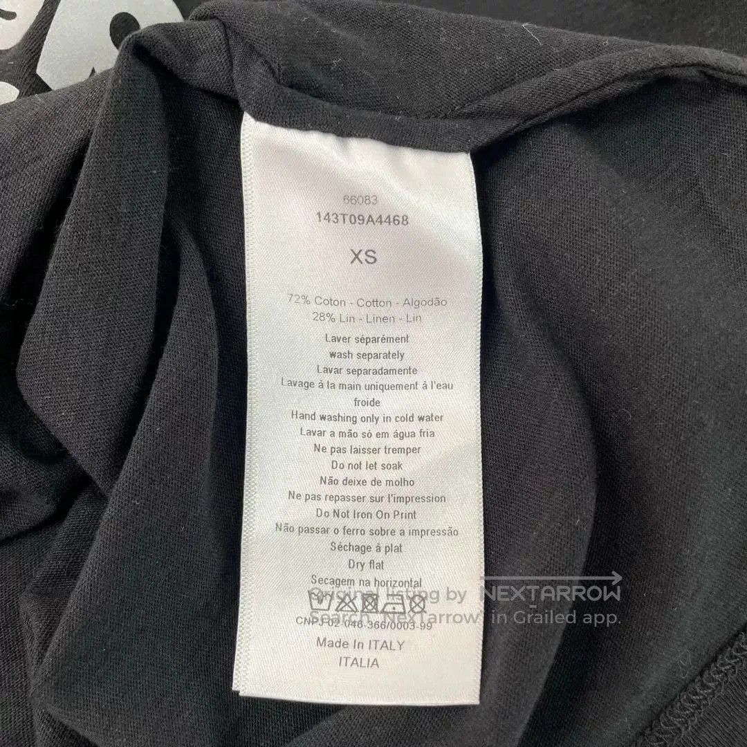 Dior Christian Dior Black Letter Print T. Size US XS / EU 42 / 0 - 7 Thumbnail