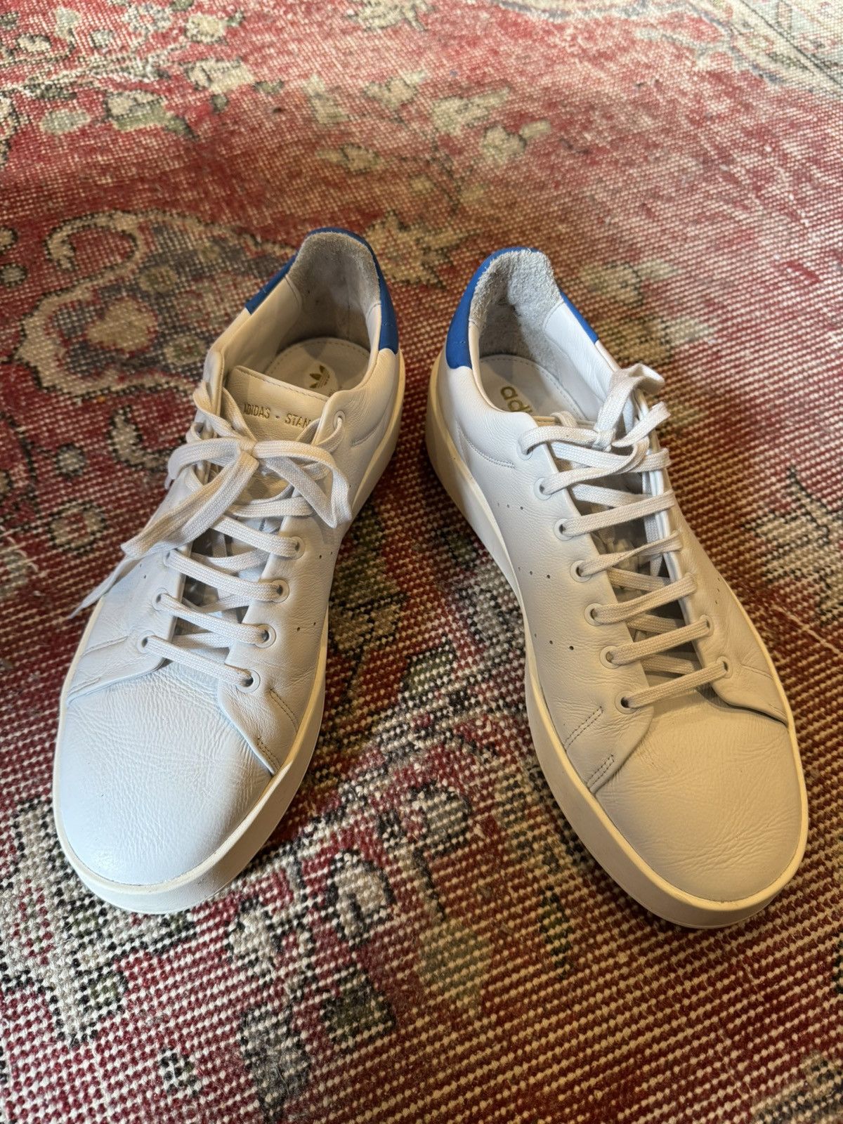 Adidas Stan Smith Recon Shoes - White / Blue Size US 9.5 / EU 42-43 - 1 Thumbnail