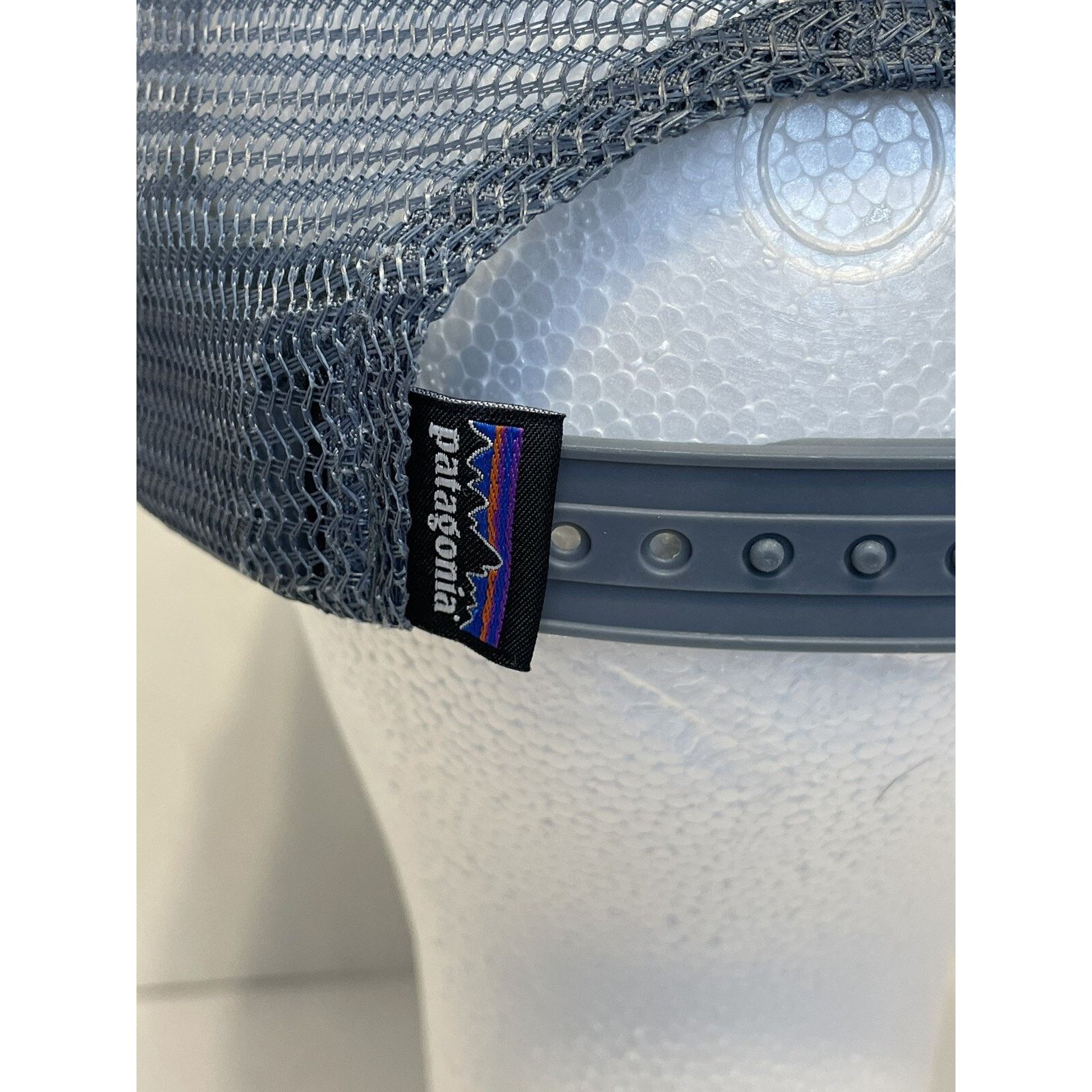 Patagonia Patagonia Mens Trucker Hat Line Logo Ridge Lopro Grey Mesh Size ONE SIZE - 6 Thumbnail