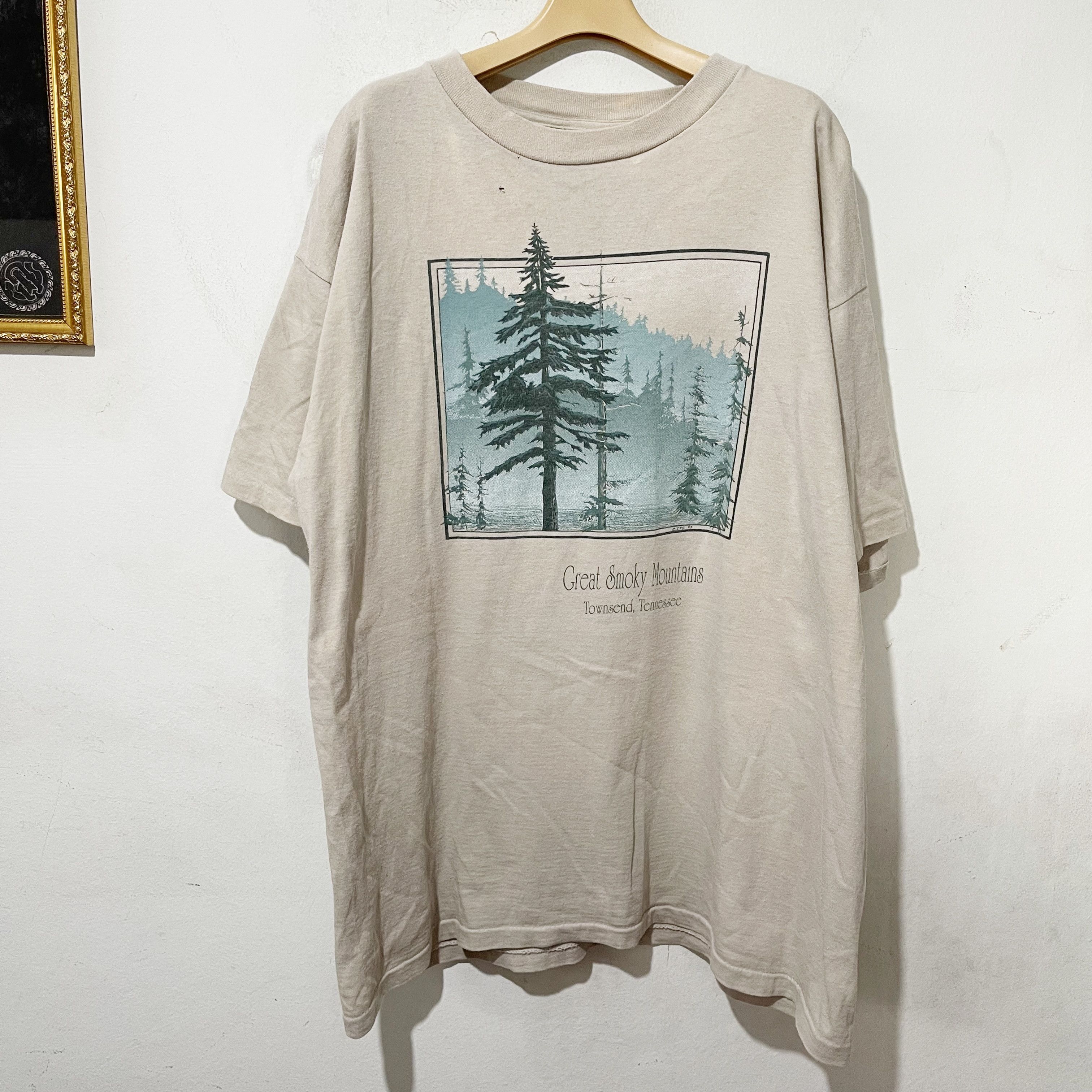 Vintage Vintage 1995 Great Smoky Mountains T-Shirt Size US XL / EU 56 / 4 - 1 Thumbnail