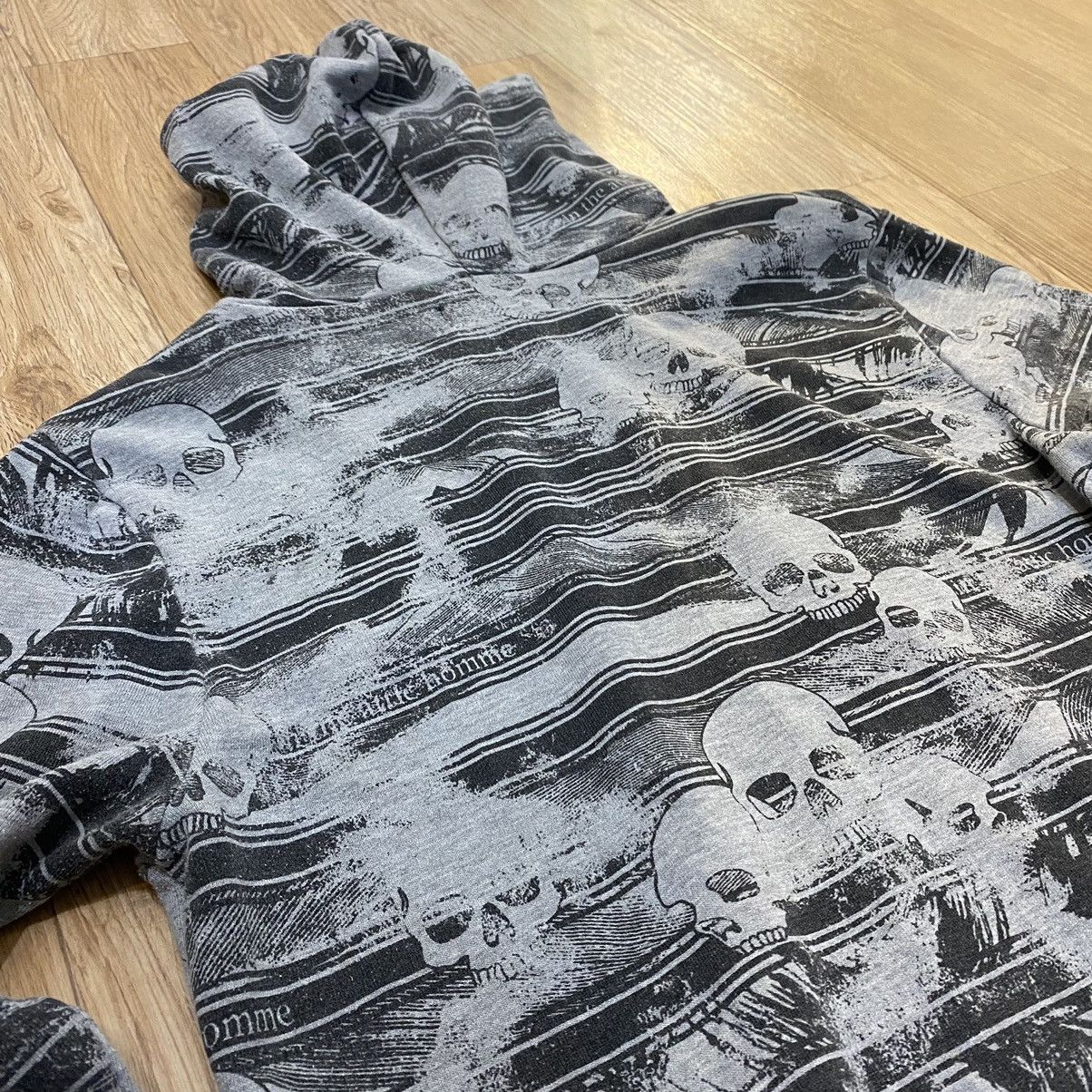 In The Attic 2000s In the Attic Punk Style Skull Full Print Zip Up Hoodie Size US M / EU 48-50 / 2 - 9 Thumbnail