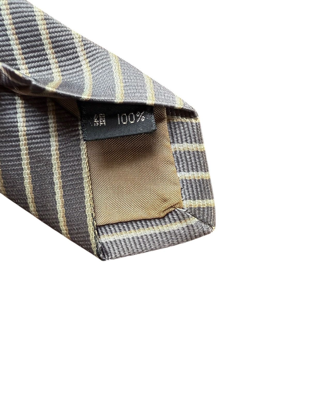 Other EAGLE TONE Vintage Gray Silk Stripe Tie Size ONE SIZE - 9 Thumbnail