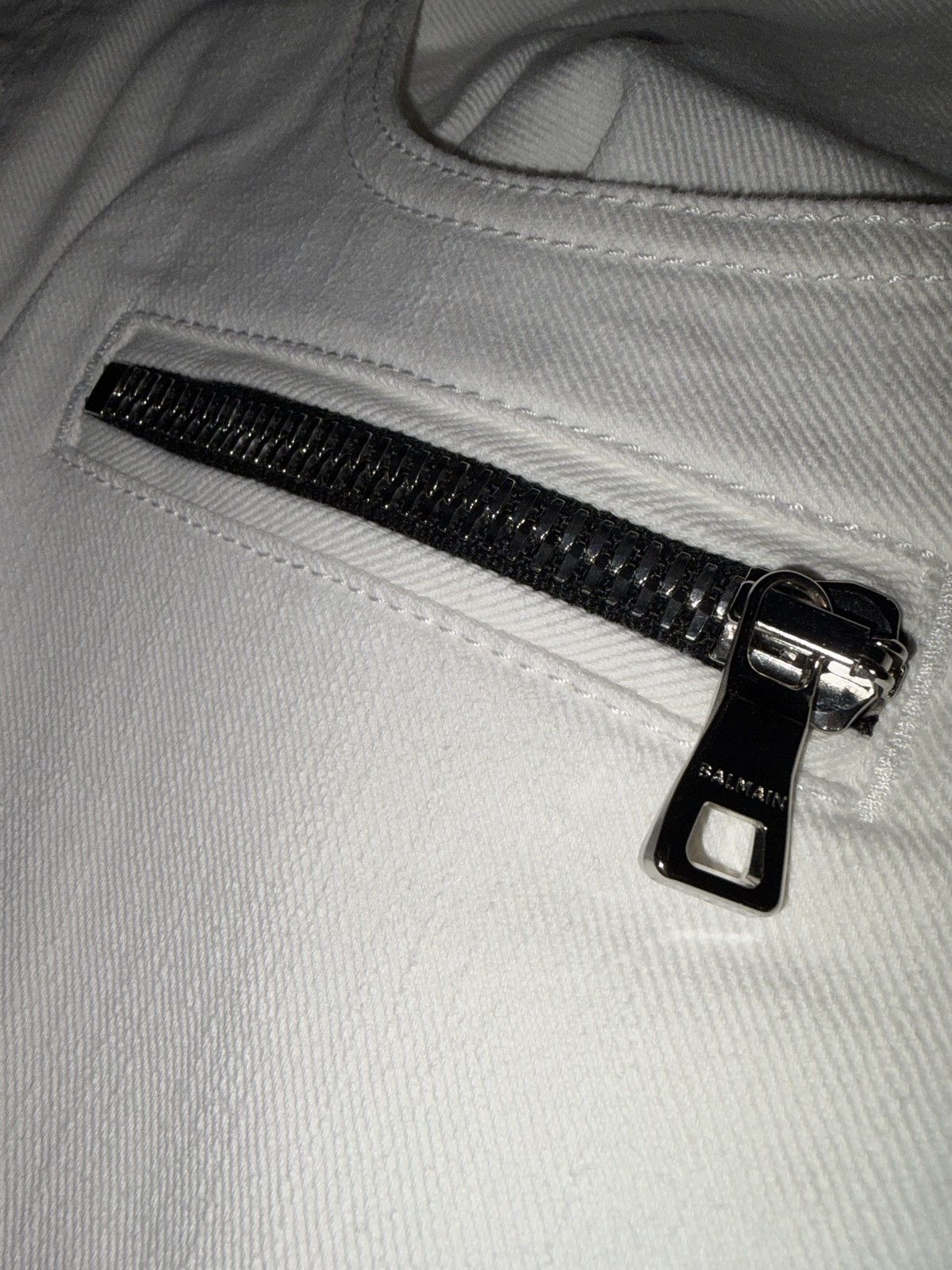 Balmain White Balmain Biker Denim Size US 34 / EU 50 - 9 Thumbnail