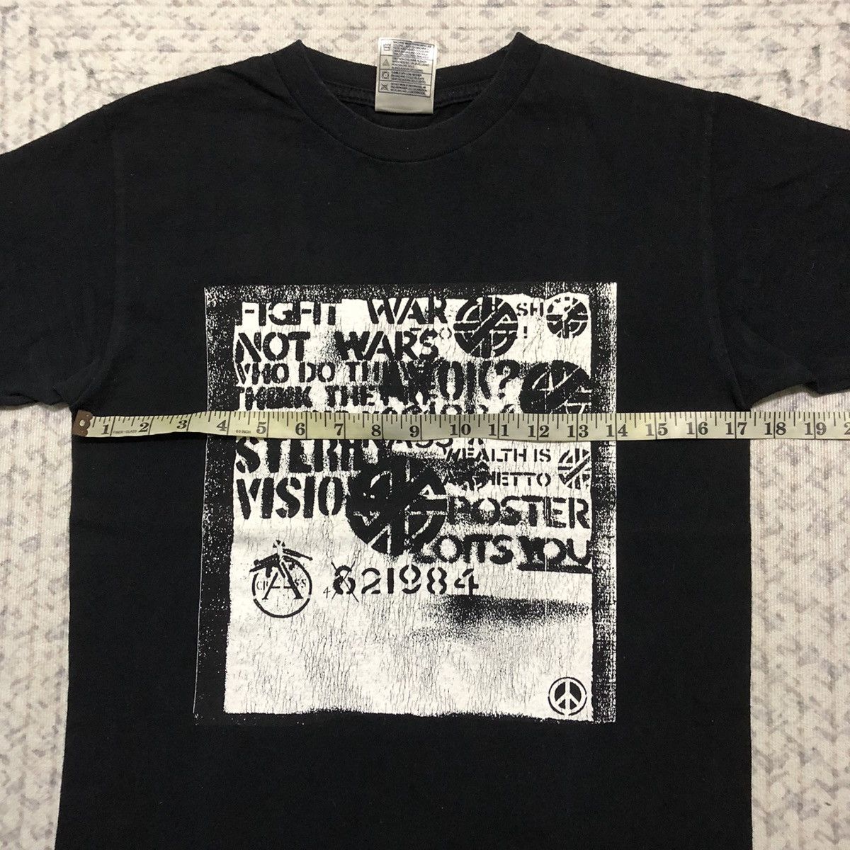 Band Tees × Vintage Very Rare Distressed Vintage Crass Band Punk Tees Size US XXS / EU 40 - 11 Thumbnail