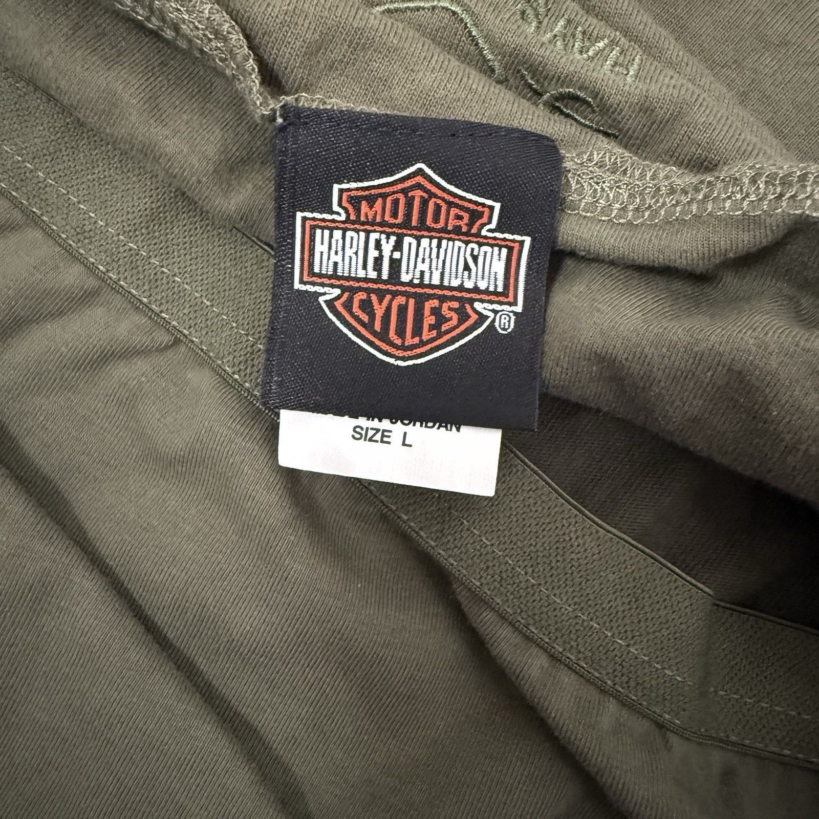 Harley Davidson Harley Davidson Halter Top Green Biker Summer Y2K Vintage Size L / US 10 / IT 46 - 3 Thumbnail