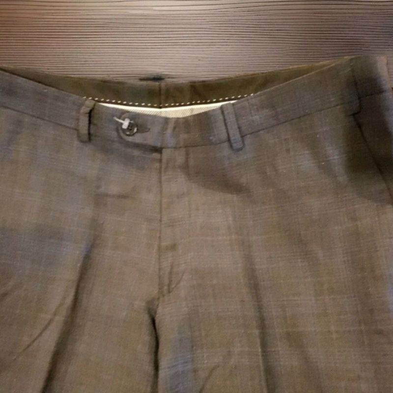 John Varvatos John Varvatos Mens Two Button Suit Size 44R - 4 Thumbnail