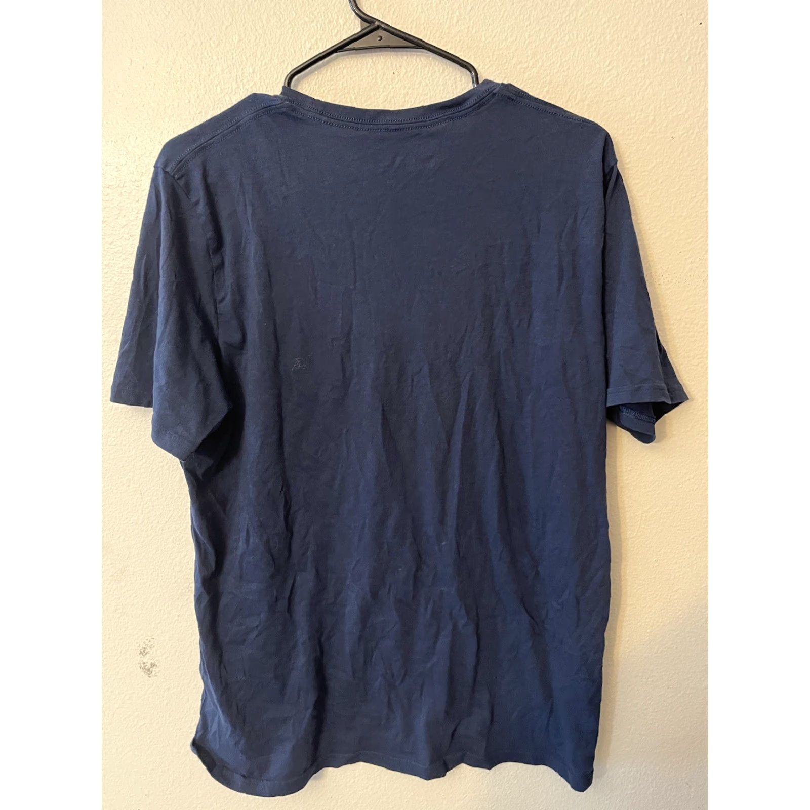 Under Armour Under Armour T-Shirt Men's Large Short Sleeve Graphic Navy Crew Neck HeatGear Sports Size US L / EU 52-54 / 3 - 2 Thumbnail