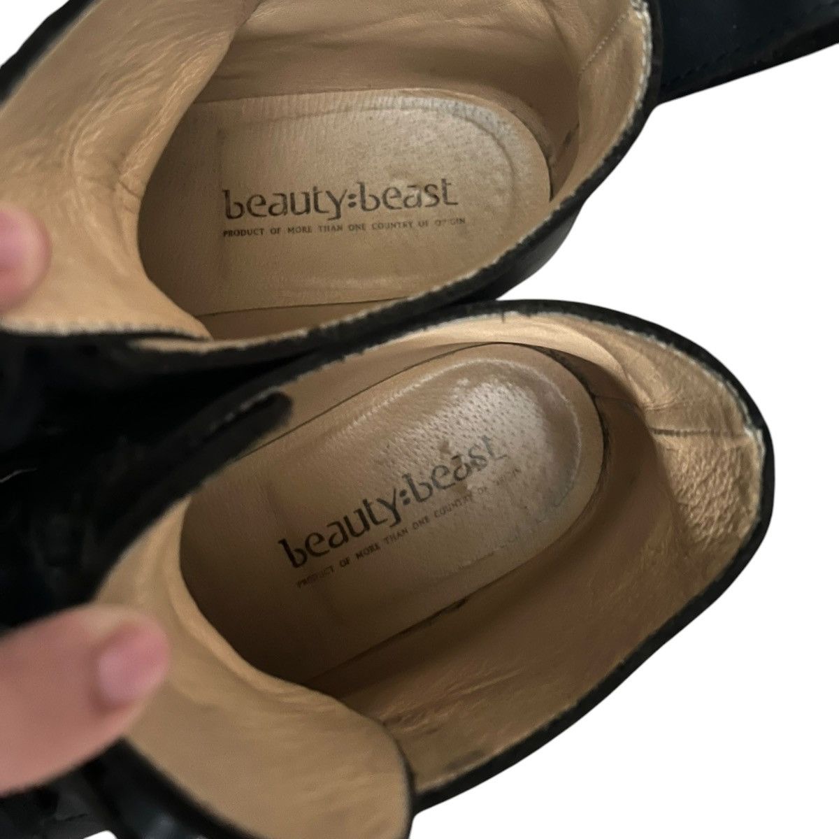 20471120 Beauty beast navy scroll shoes Size US 8.5 / EU 41-42 - 5 Thumbnail