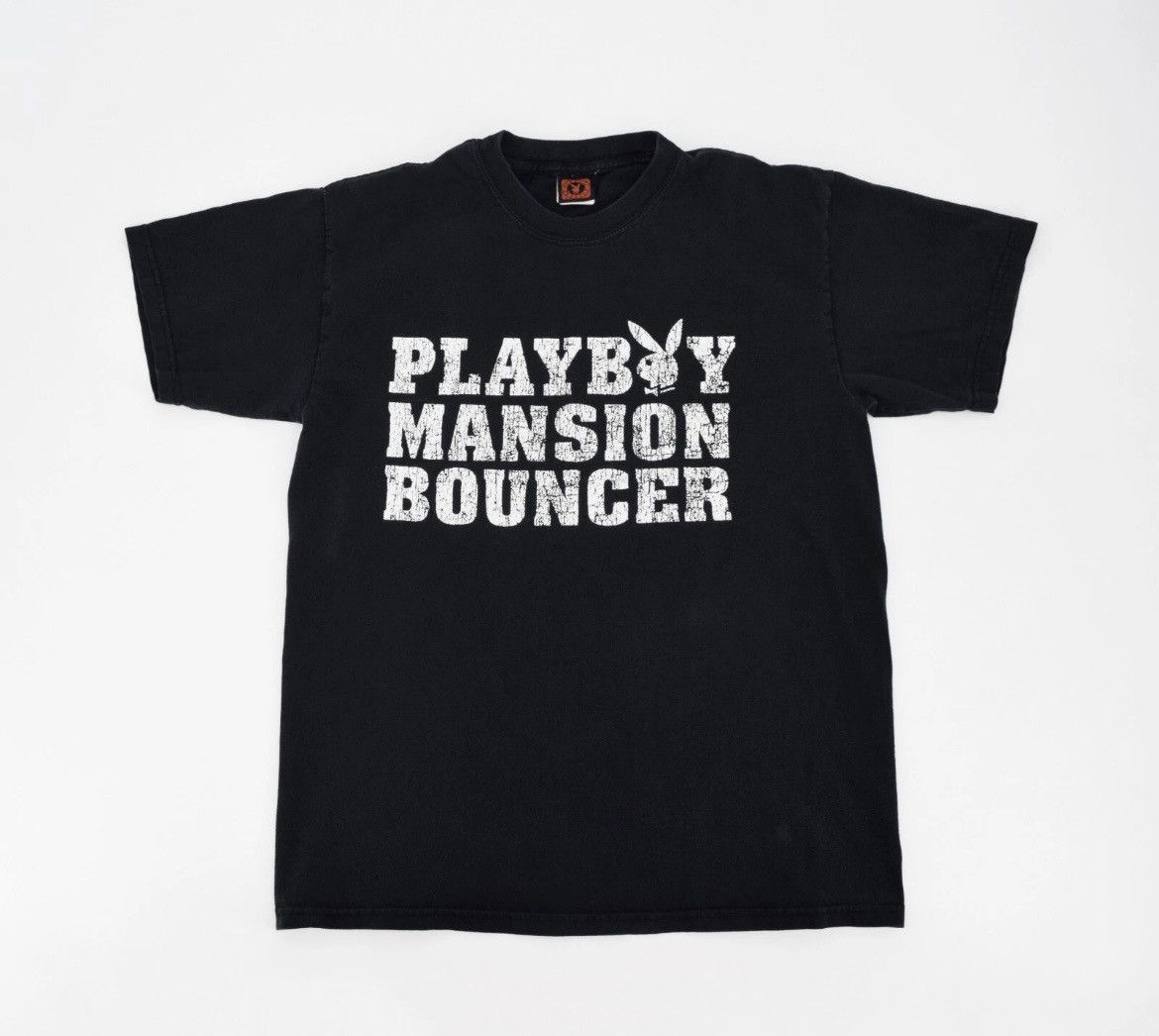 Playboy Playboy 90s tshirt mansion bouncer washed tee print Size US L / EU 52-54 / 3 - 1 Thumbnail