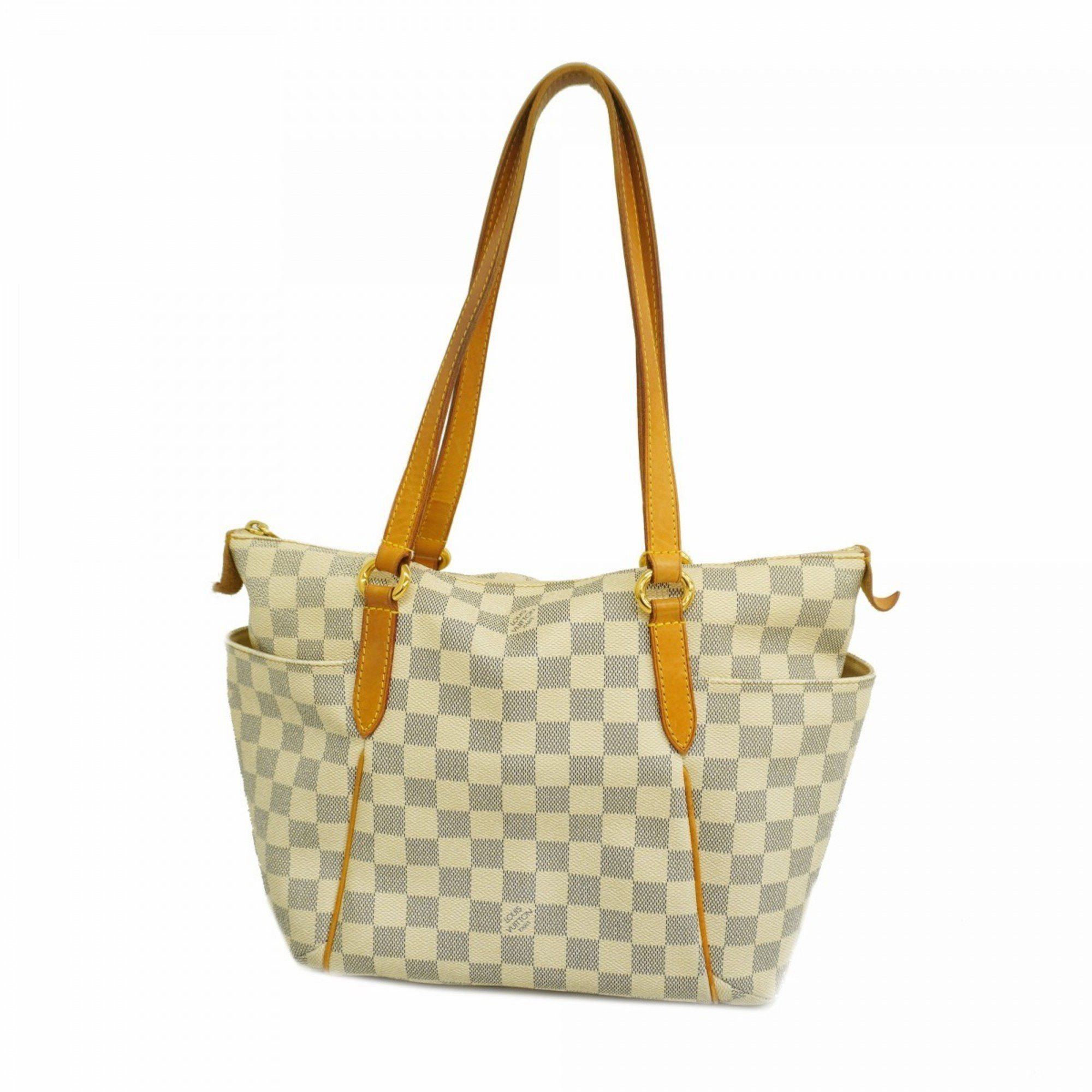Louis Vuitton Tote Bag Damier Azur Totally Pm N51261 White Women's