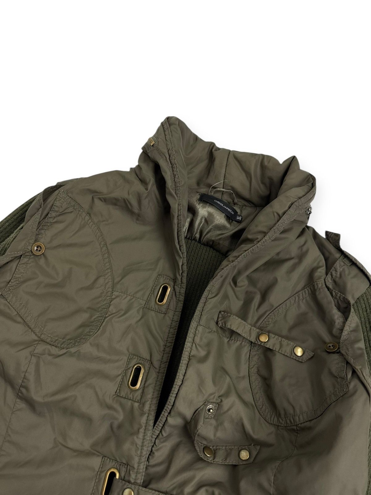 Dsquared2 Dsquared2 jacket vintage archive rare army military Size M / US 6-8 / IT 42-44 - 2 Thumbnail