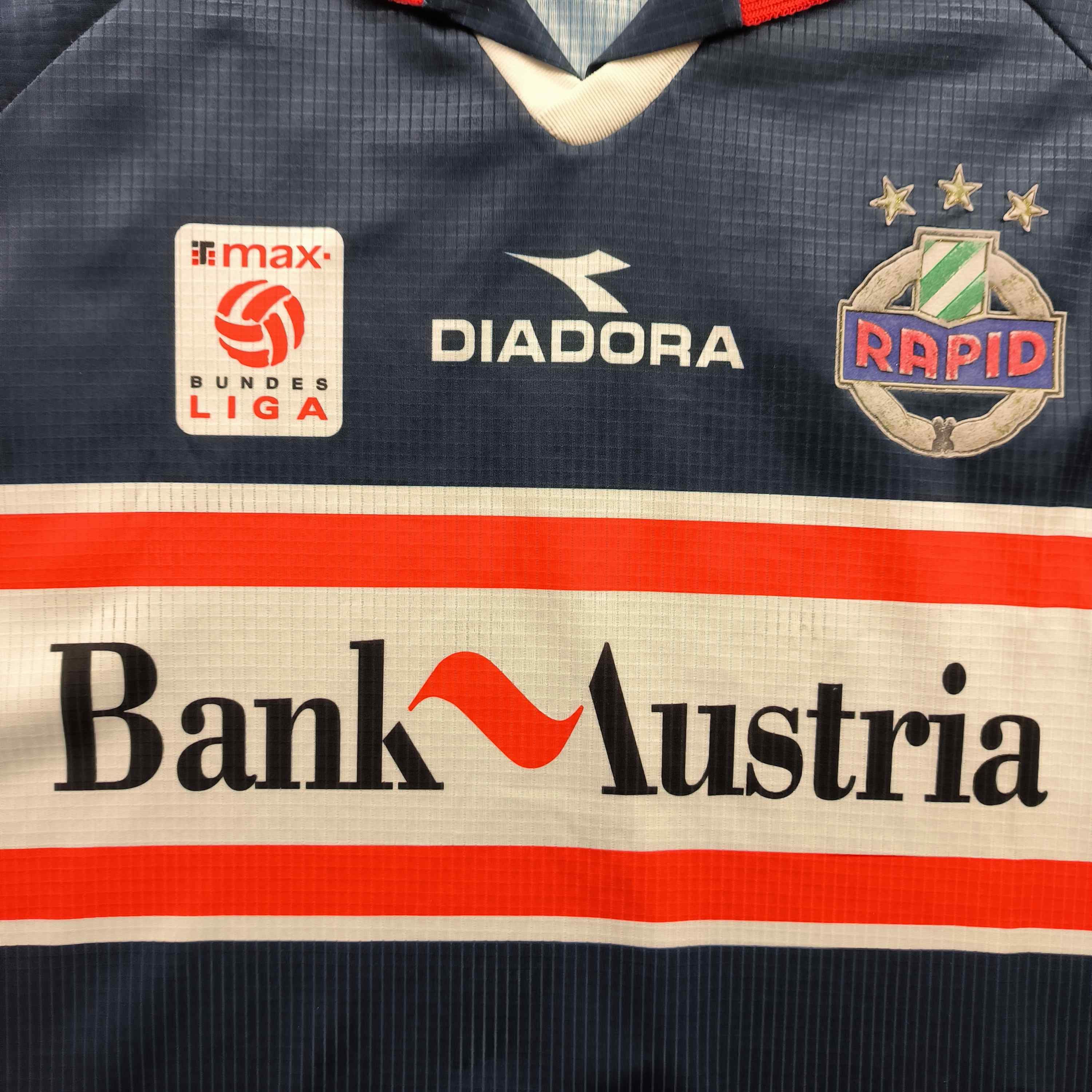 Diadora Rapid Wien 1998-99 Diadora away football jersey size XL Size US XL / EU 56 / 4 - 3 Thumbnail