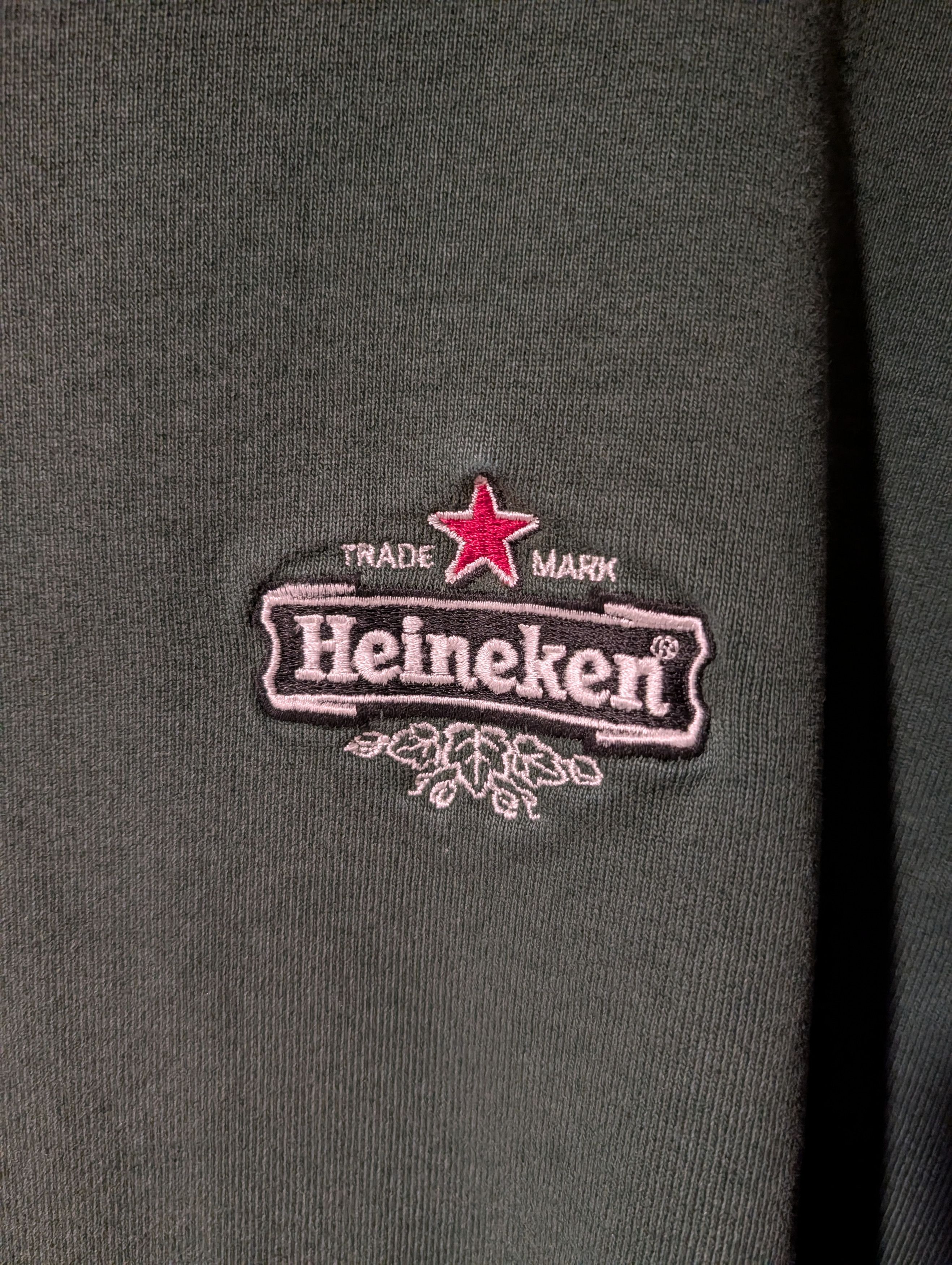 Fruit Of The Loom Vintage Heineken Crewneck Fruit of the Loom Super Cotton 90s Size US XL / EU 56 / 4 - 2 Thumbnail