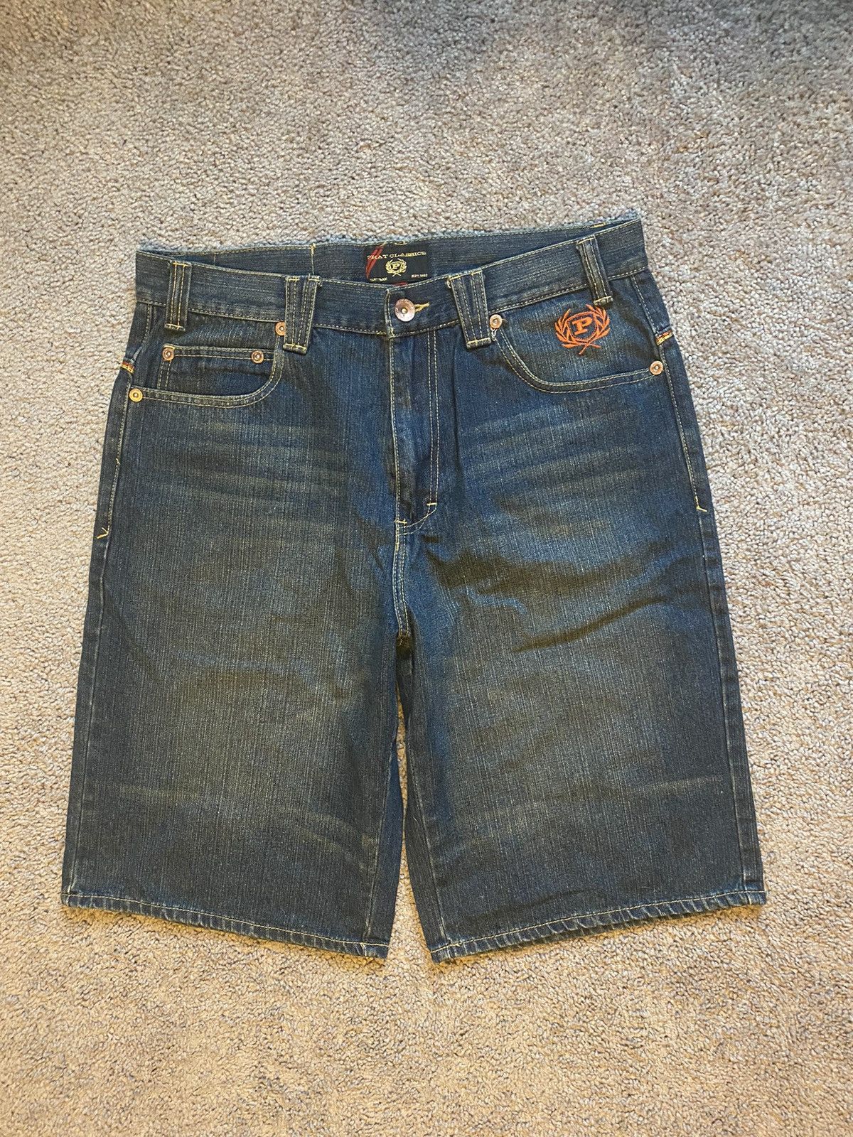Vintage Vintage Y2K Baggy Phat Farm Jorts Size US 34 / EU 50 - 3 Thumbnail