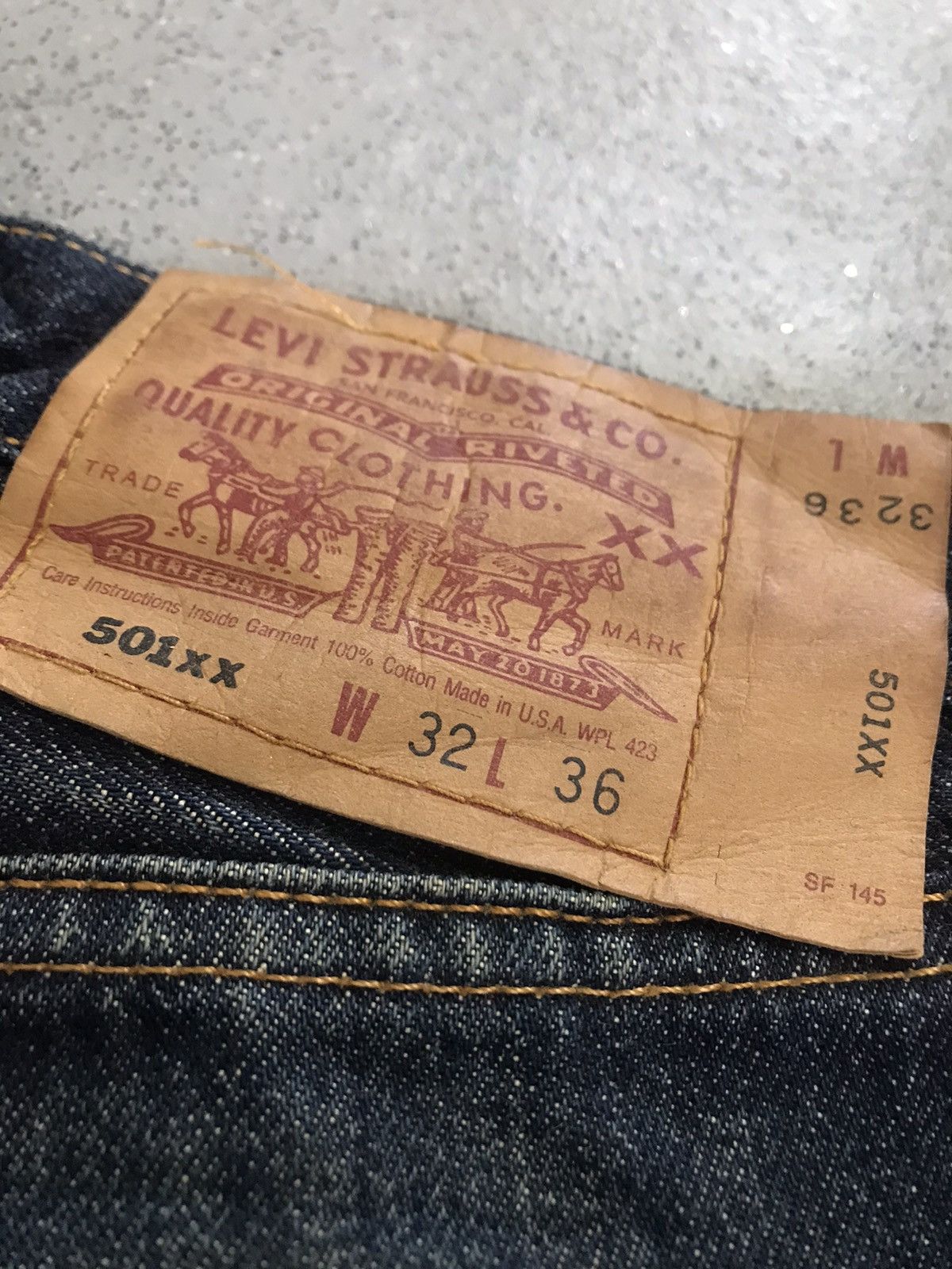 Japanese Brand × Levi's × Vintage Levis 501 button distressed Size US 30 / EU 46 - 3 Thumbnail