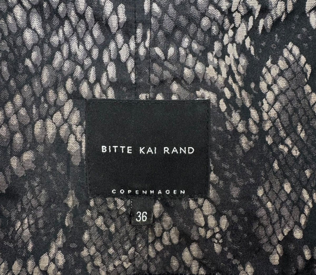 Designer Bitte Kai Rand Python Printed Dress Mock Neck size DE36 IT42 Size M / US 6-8 / IT 42-44 - 12 Thumbnail