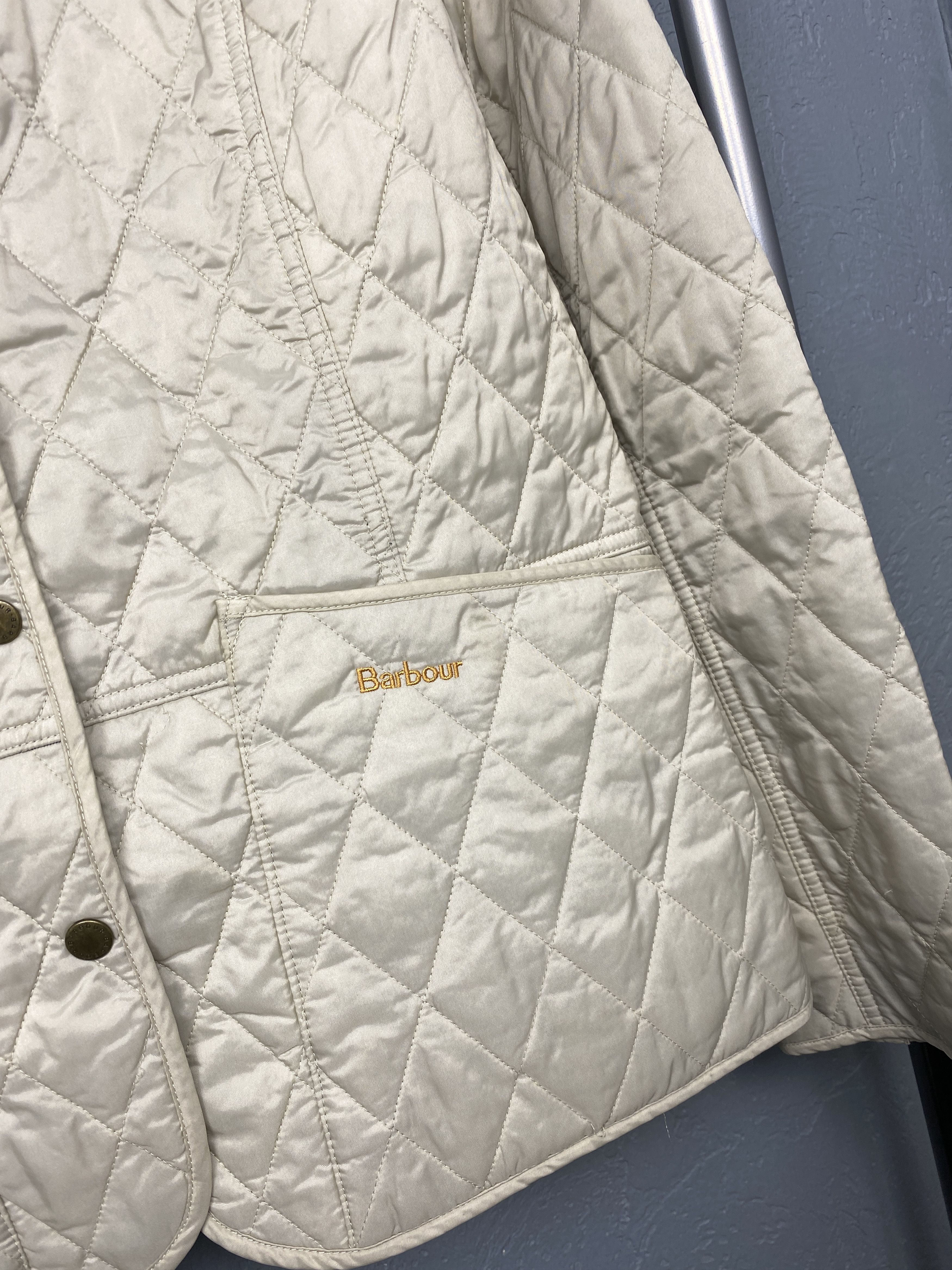 Barbour Barbour Vintage Womens Summer Liddesdale Quilted Jacket Size L / US 10 / IT 46 - 3 Thumbnail